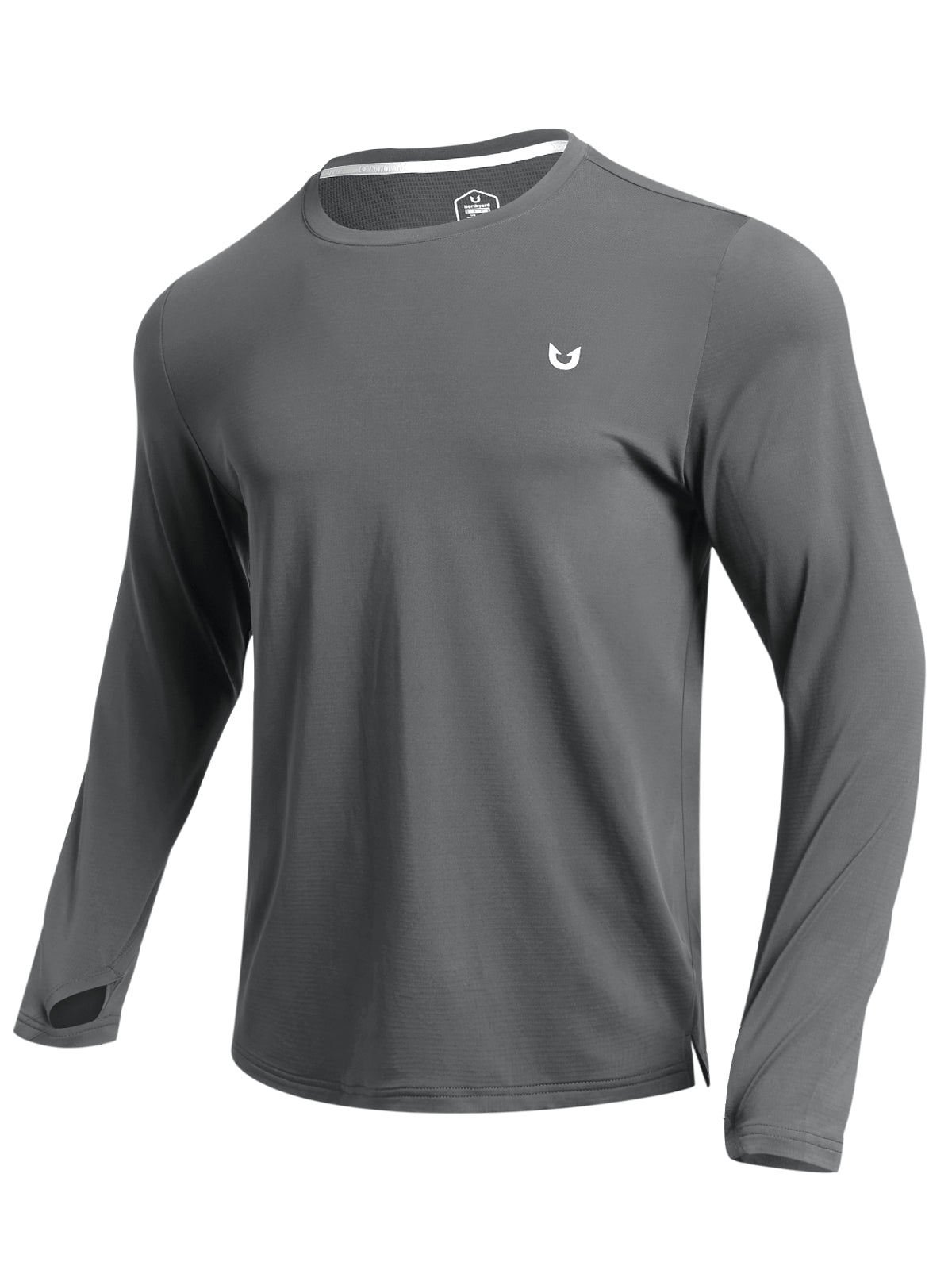 Men's Workout Thermal T-Shirts Fleece Long Sleeve Crewneck for Running