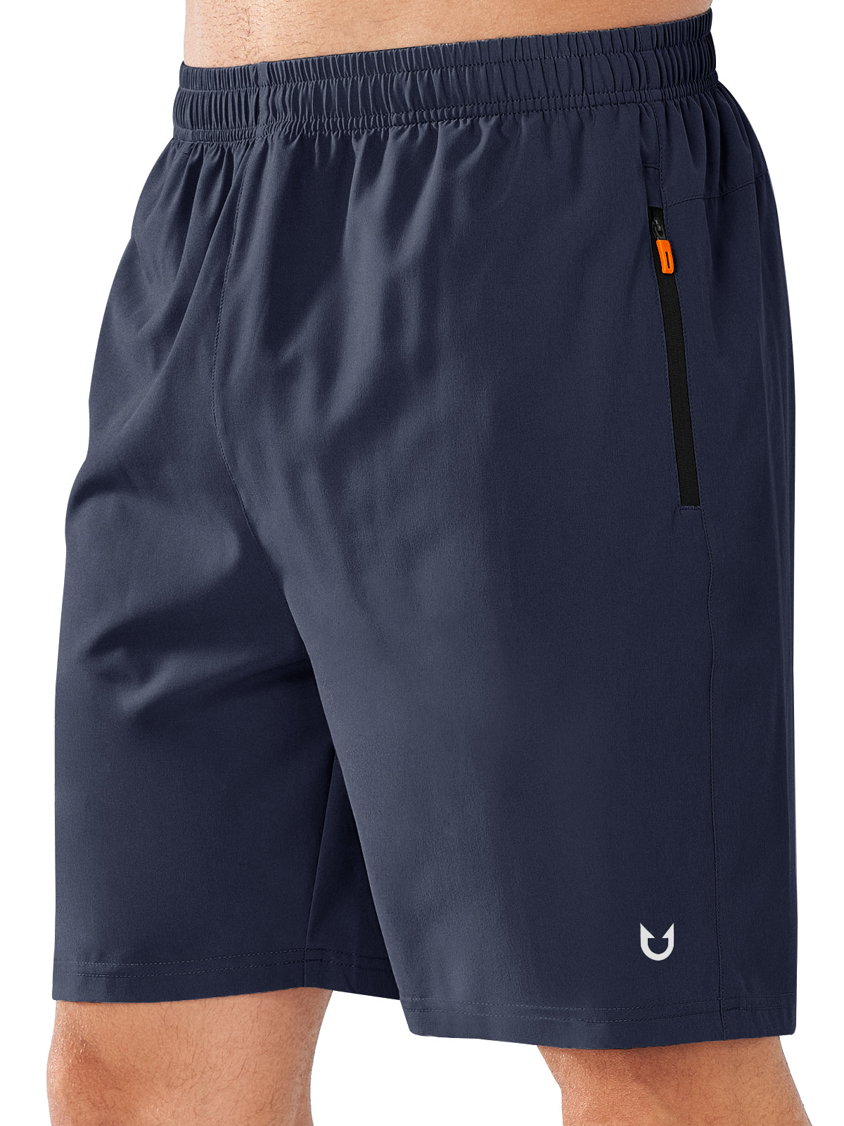 Northyard Men's Navy Athletic Sports 9 inch Shorts Quick Dry for Training Gym Outdoor