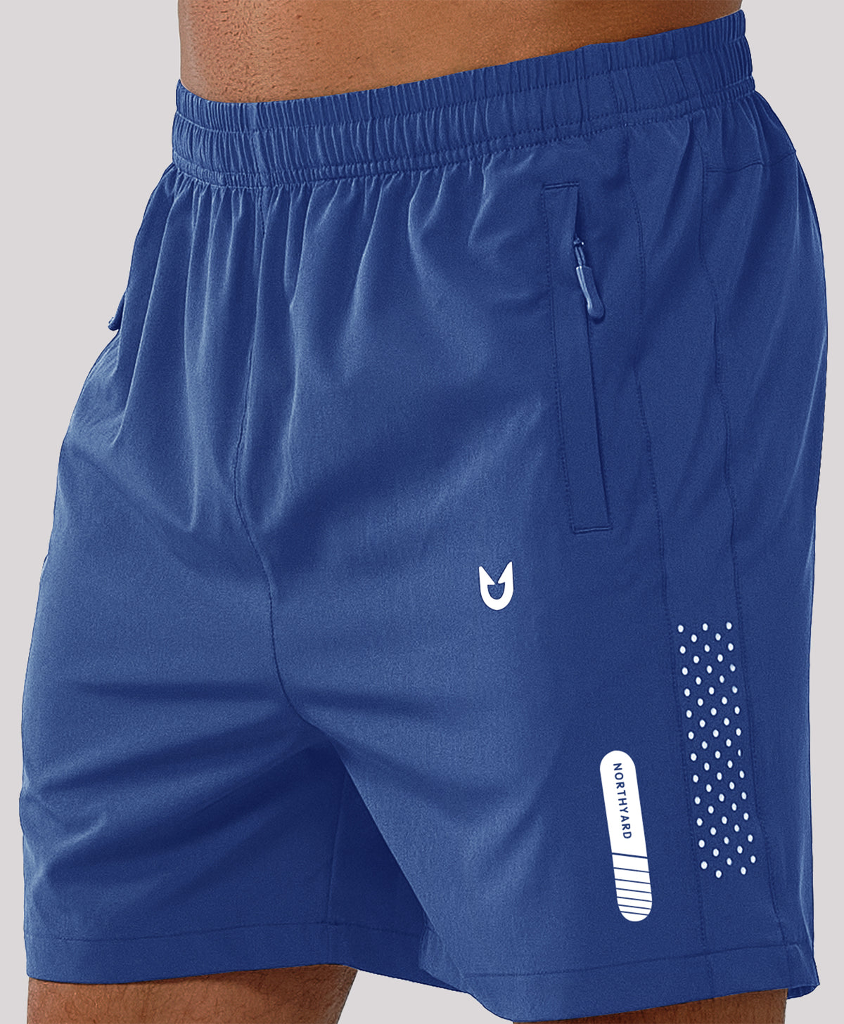 
Men's Moisture Wicking 5-Inch Hiking Shorts & Lightweight Sweat Shorts — Royal Blue