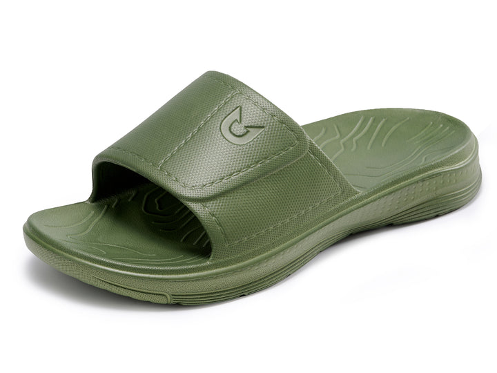 Northyard Army Green Slippers for Women and Men Non Slip Slide Sandals House Beach Shoes