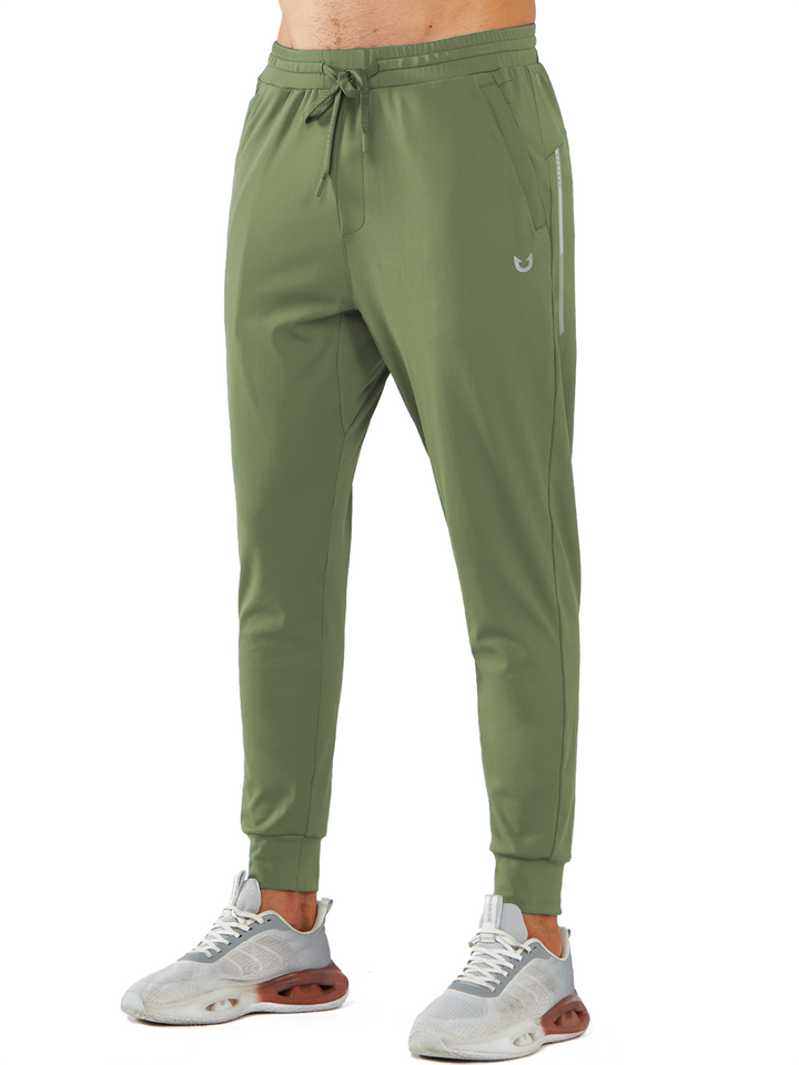 Northyard Men's Lodenfrost Workout Sweatpants Joggers with Zip Pockets Tapered For Running