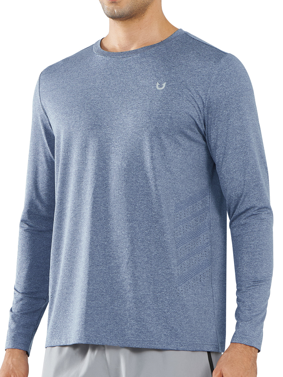 Men's Moisture Wicking Fishing Shirts Long Sleeve Breathable for Gym