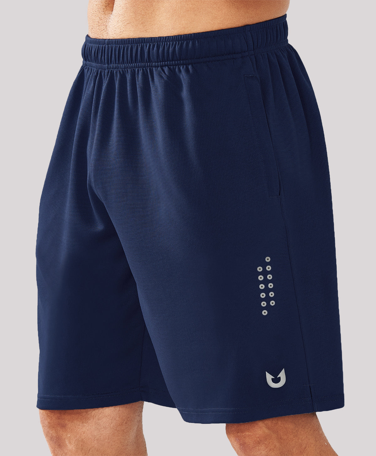 
Men's 10" Breathable Mesh Basketball Athletic Shorts — navy