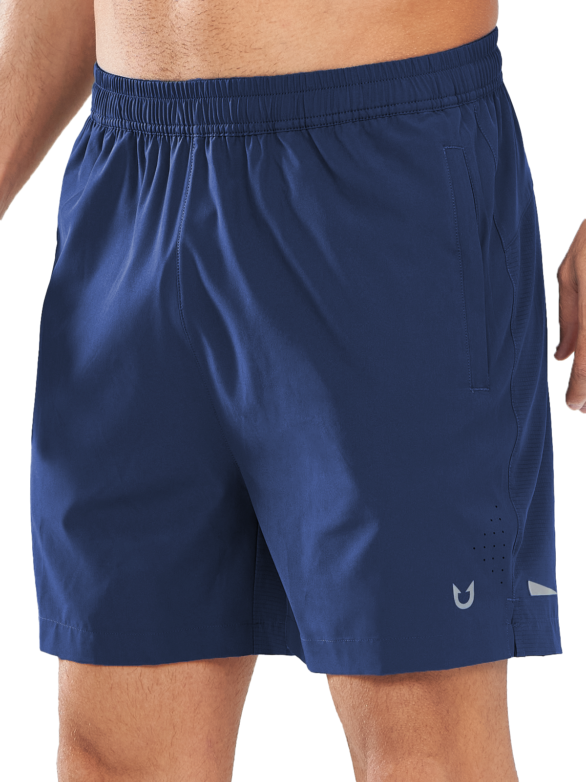 NORTHYARD Men's 7" Athletic Running Shorts With Zipper Pockets Quick