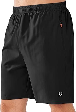 Men's Workout 7 inch Sweat Shorts With Pockets Biker Cycling Shorts