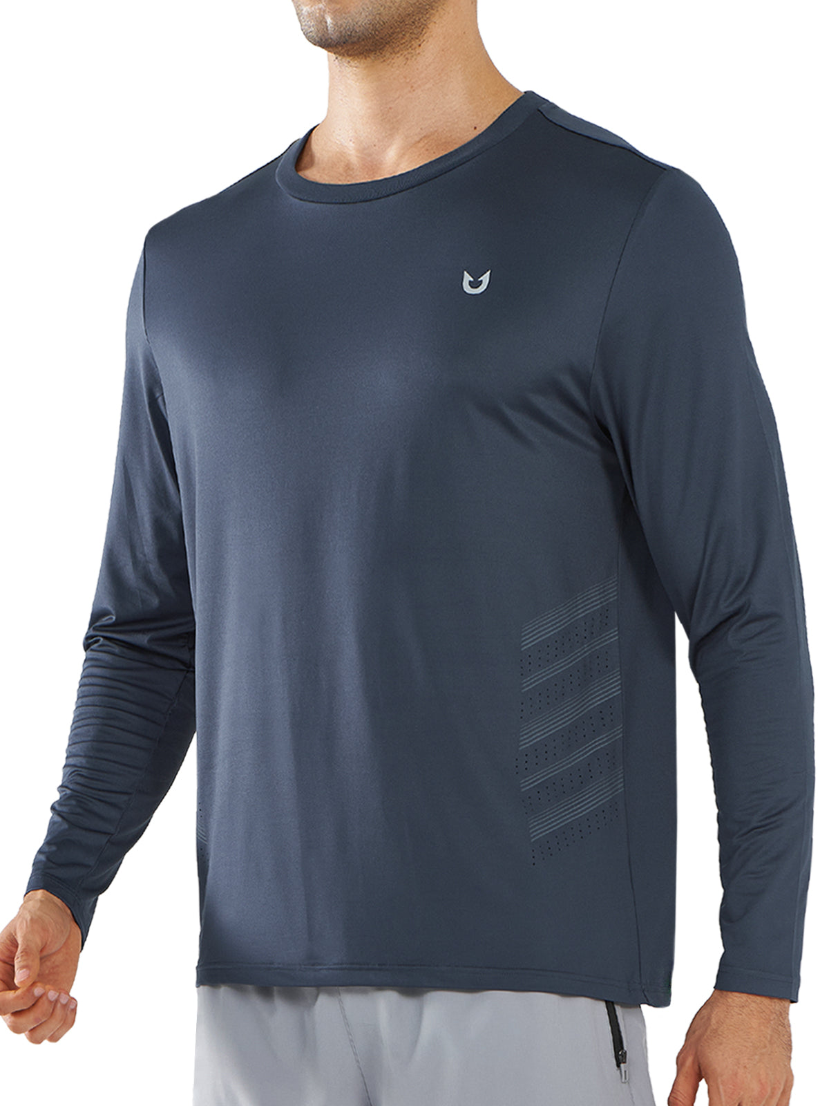 Men's Moisture Wicking Fishing Shirts Long Sleeve Breathable for Gym