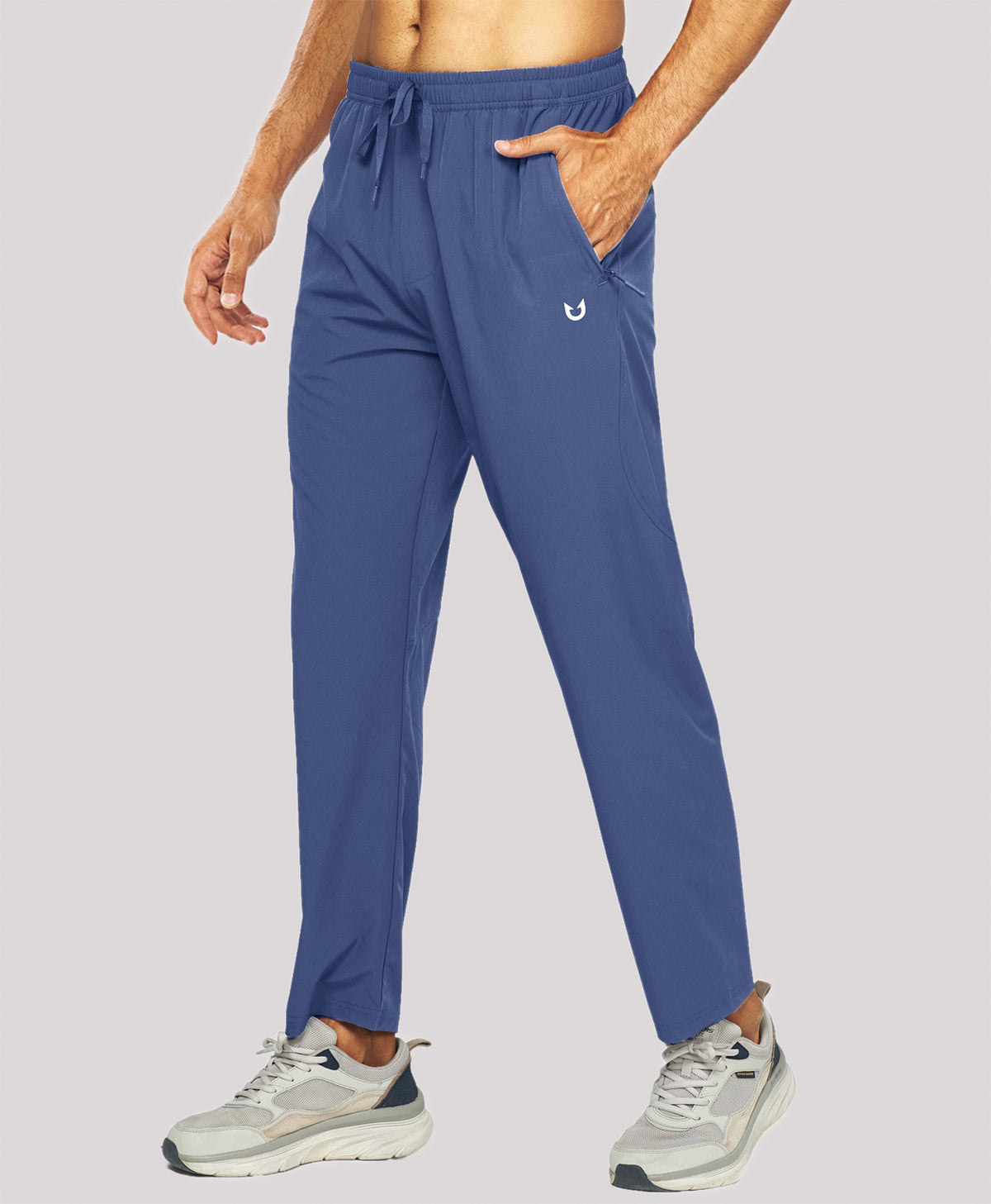 
Men's Lightweight Running Pants with Zipper Pockets — Federal Blue
