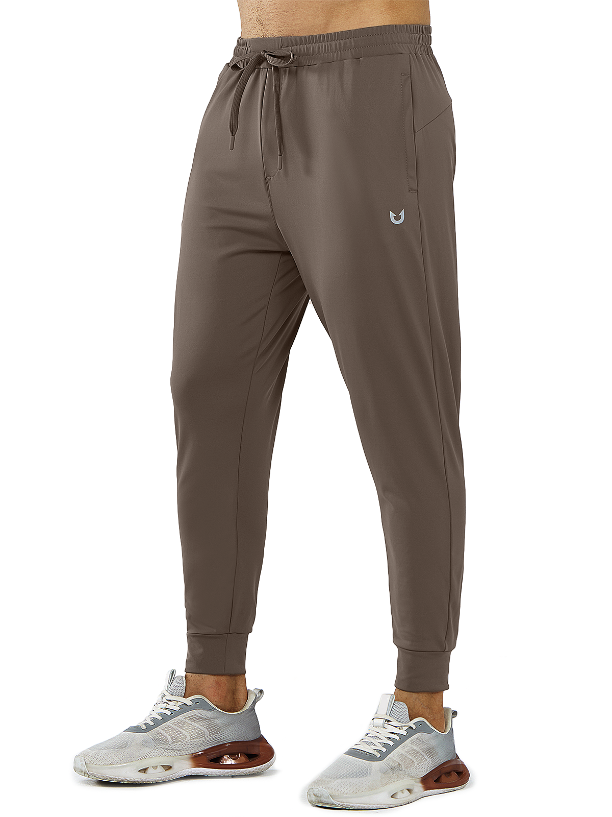 Northyard Men's Brown Running Breathable Joggers Workout Gym Sweatpants for Pickleball