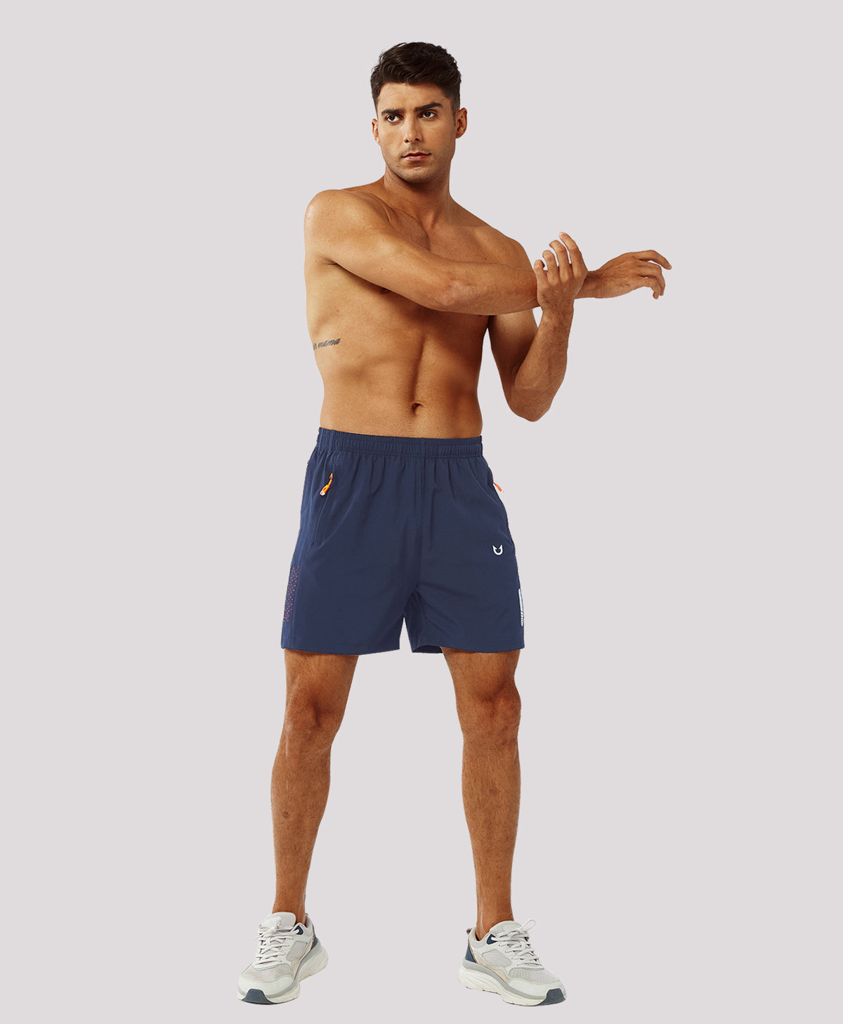 
Men's Moisture Wicking 5-Inch Hiking Shorts & Lightweight Sweat Shorts — Navy