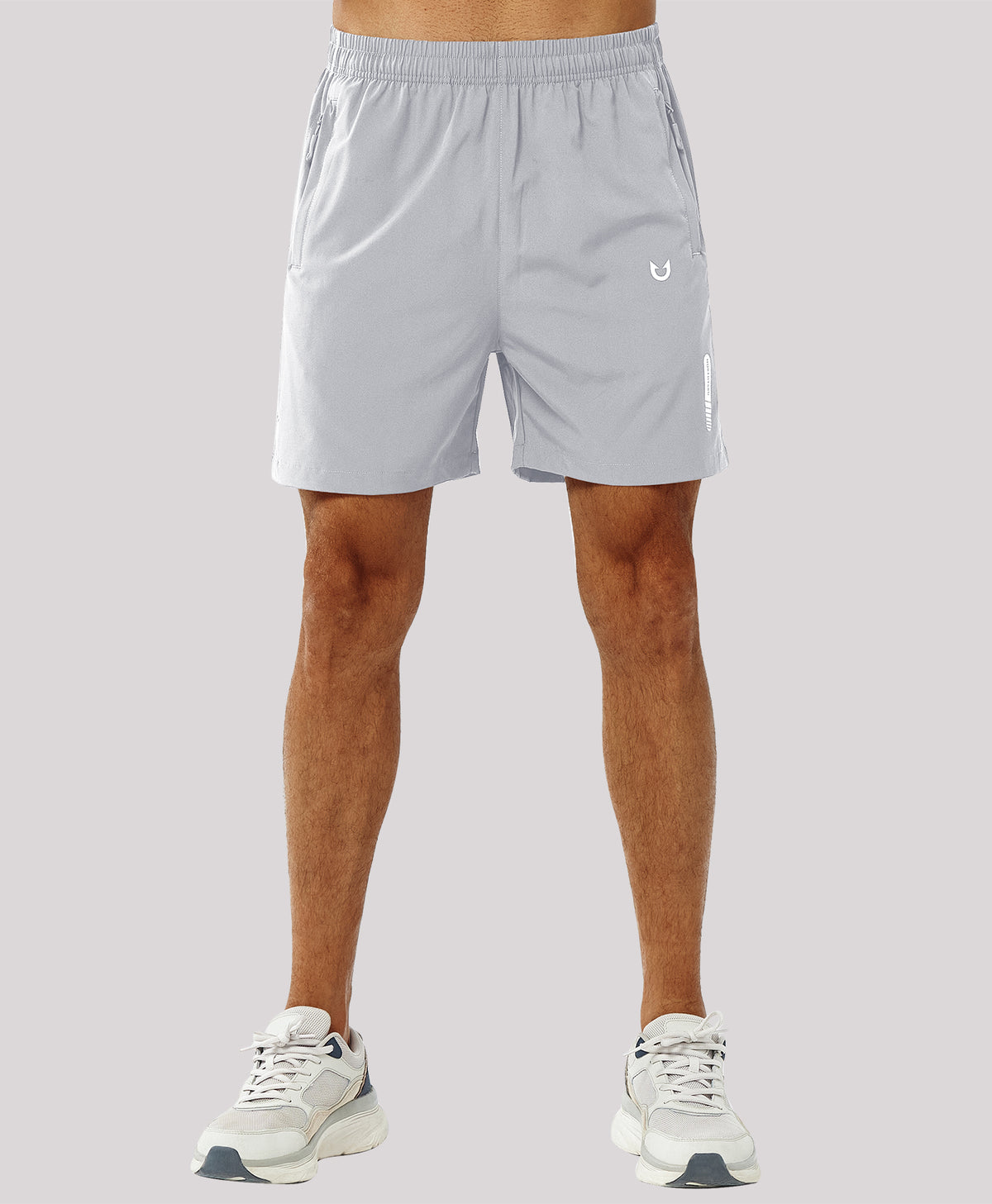 
Men's Moisture Wicking 5-Inch Hiking Shorts & Lightweight Sweat Shorts — Grey