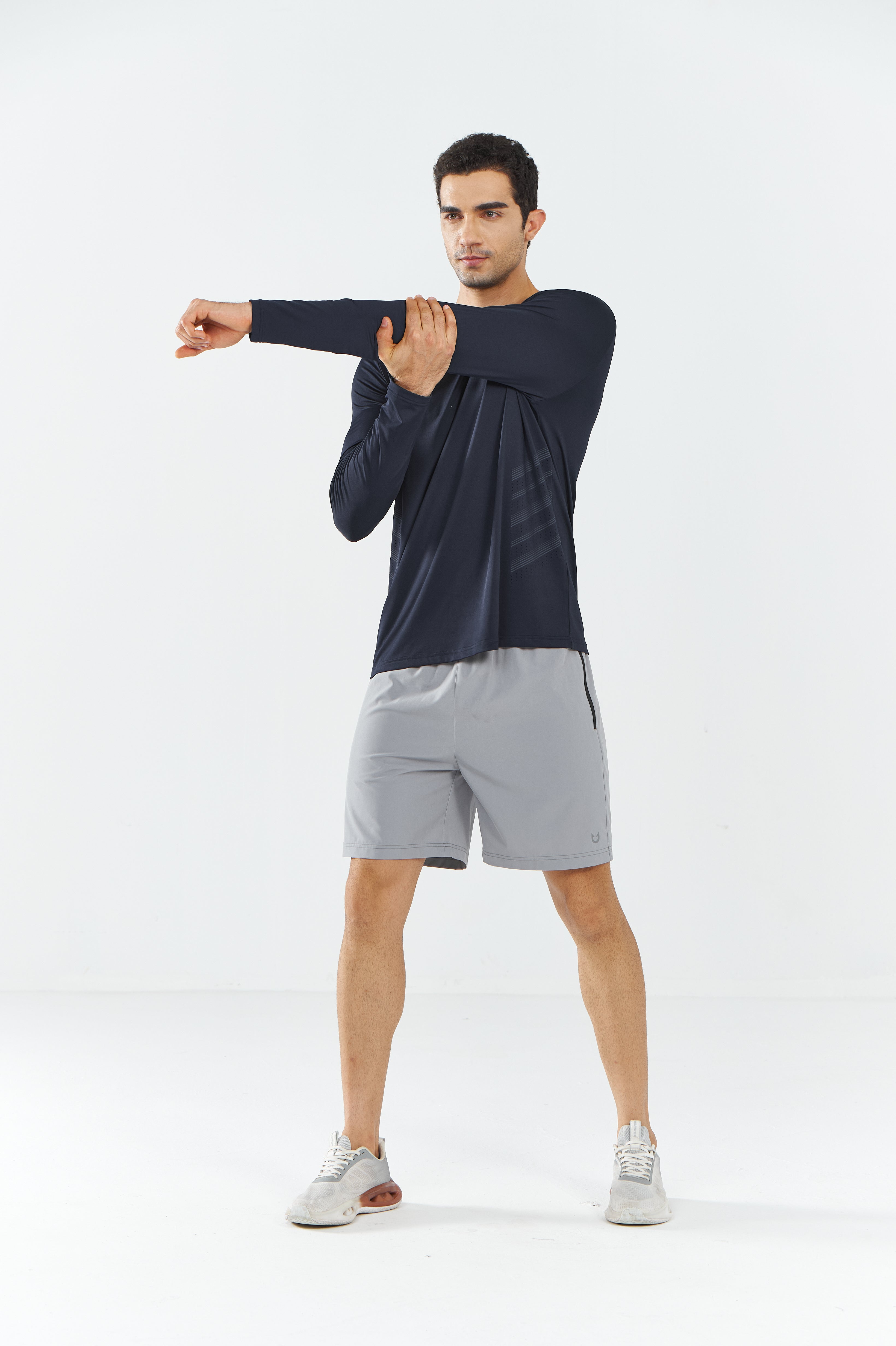 Men's Moisture Wicking Fishing Shirts Long Sleeve Breathable for Gym