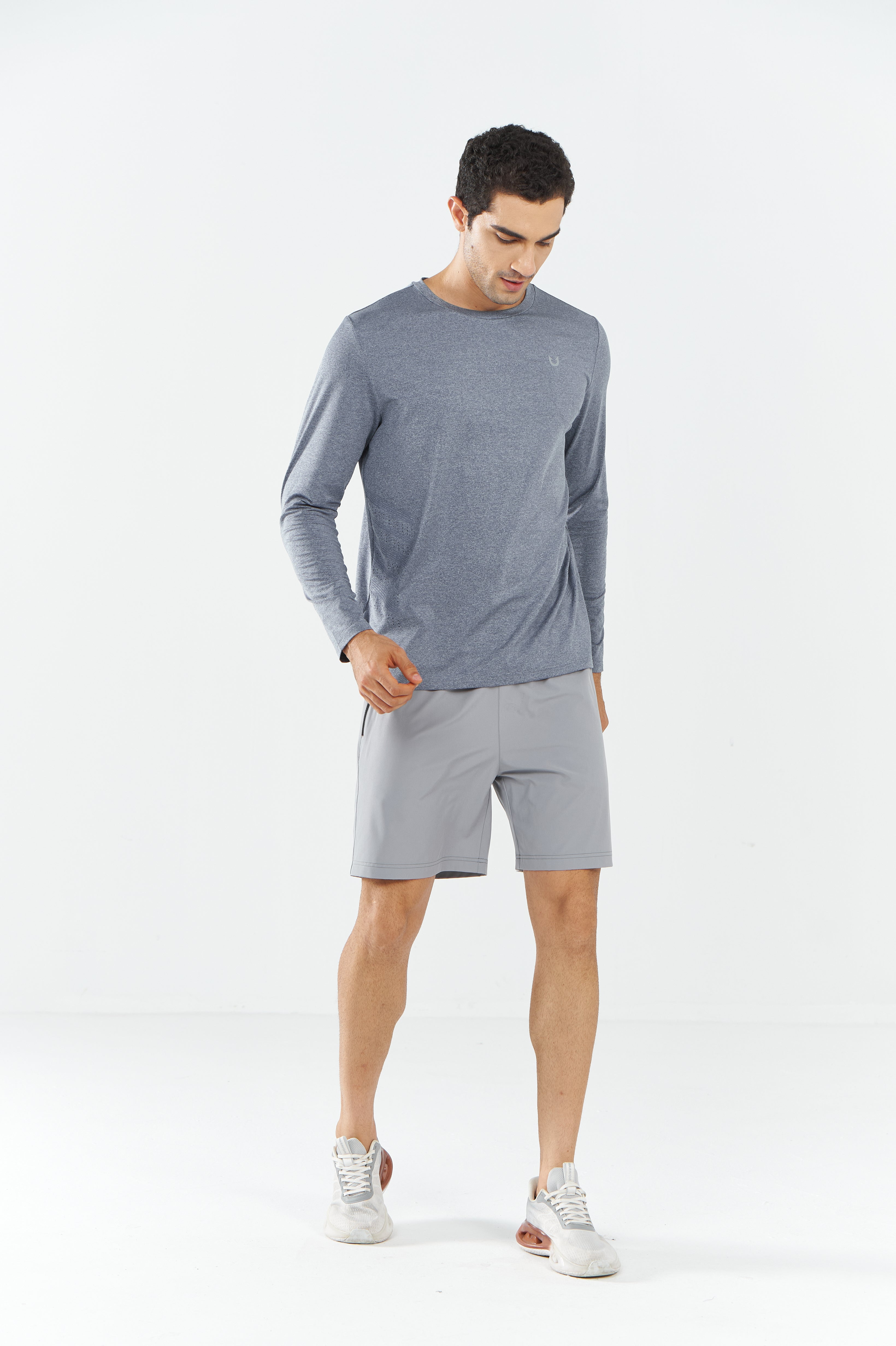 Men's Moisture Wicking Fishing Shirts Long Sleeve Breathable for Gym