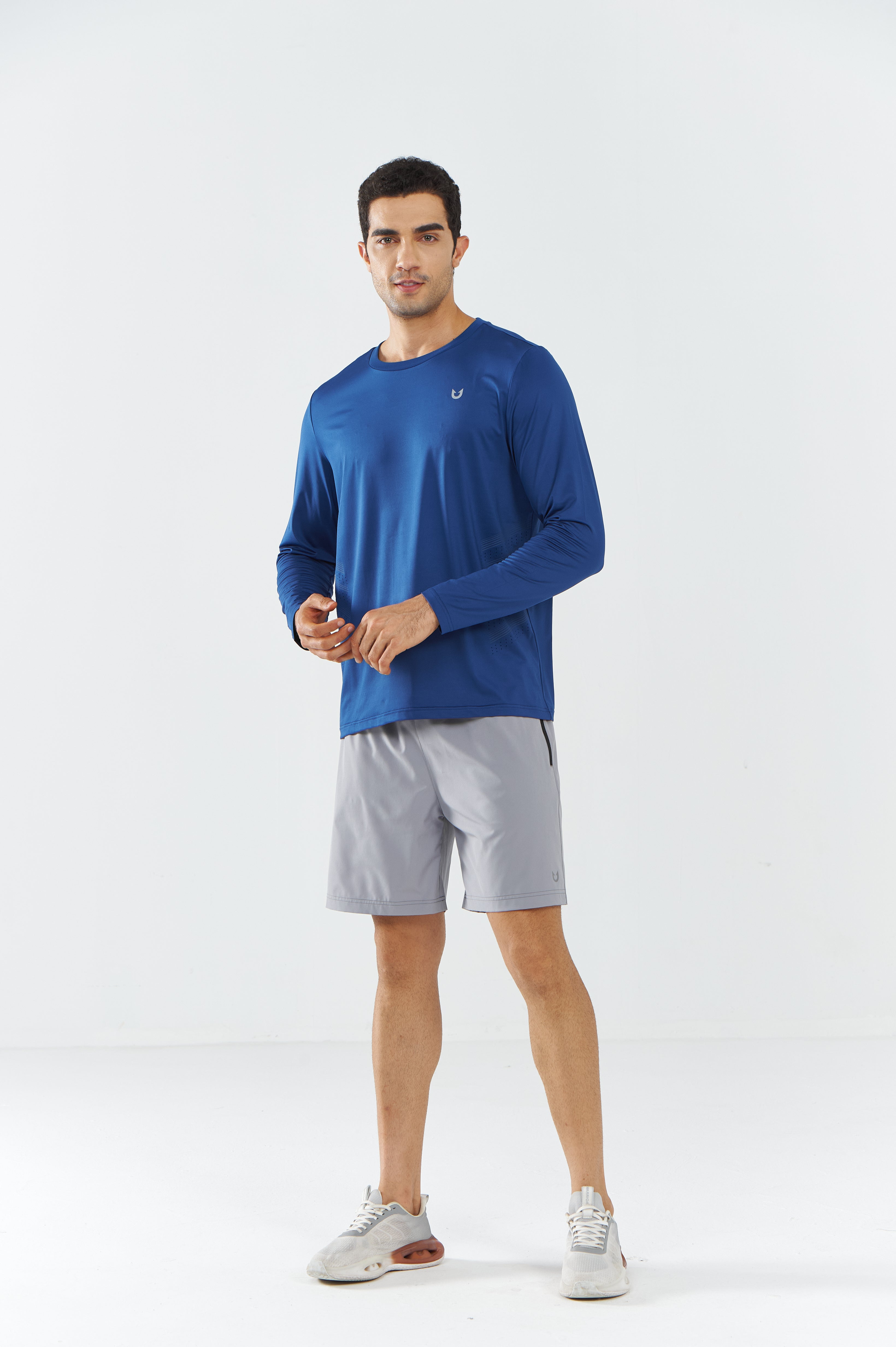 Men's Moisture Wicking Fishing Shirts Long Sleeve Breathable for Gym