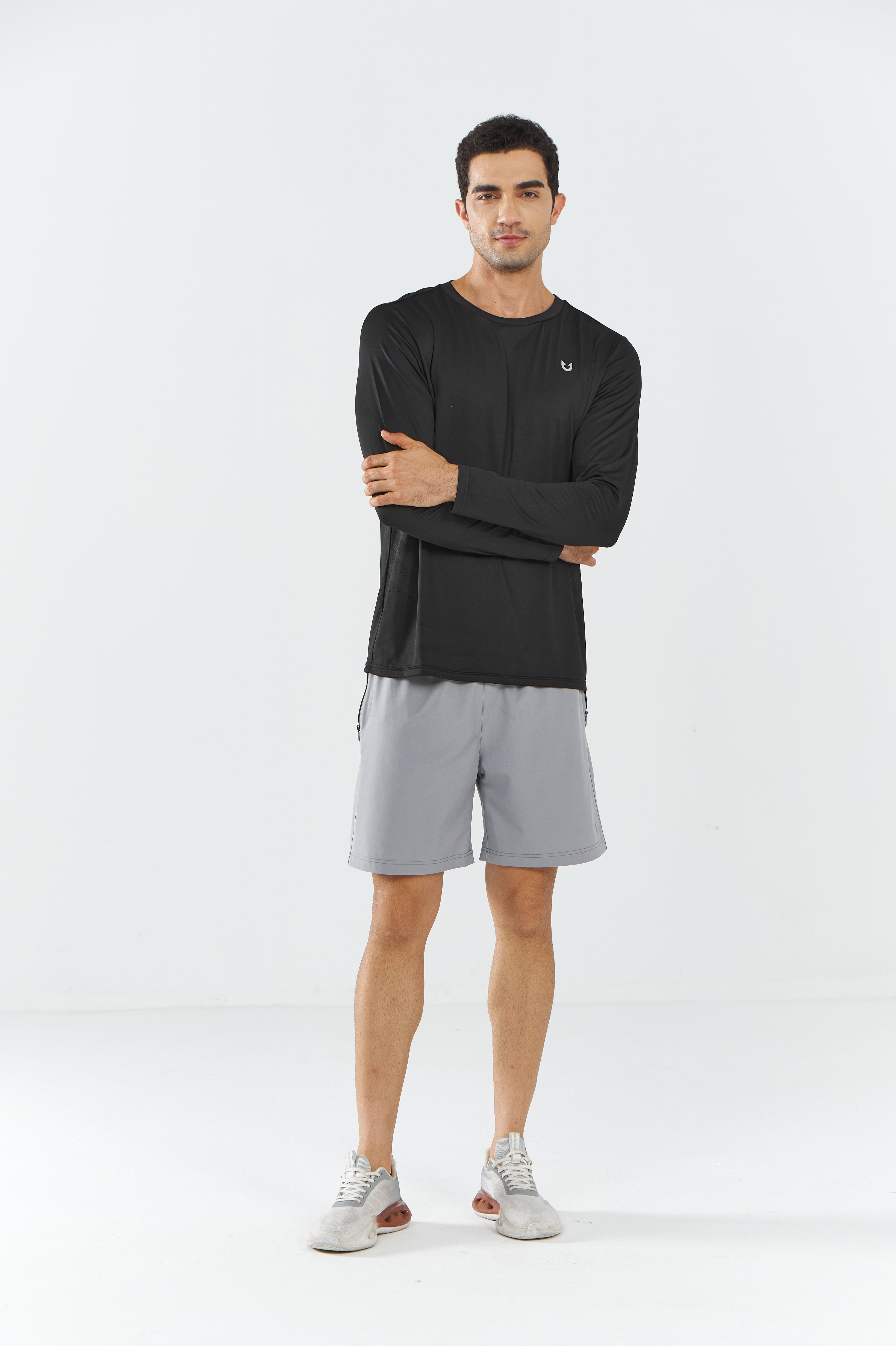 Men's Moisture Wicking Fishing Shirts Long Sleeve Breathable for Gym