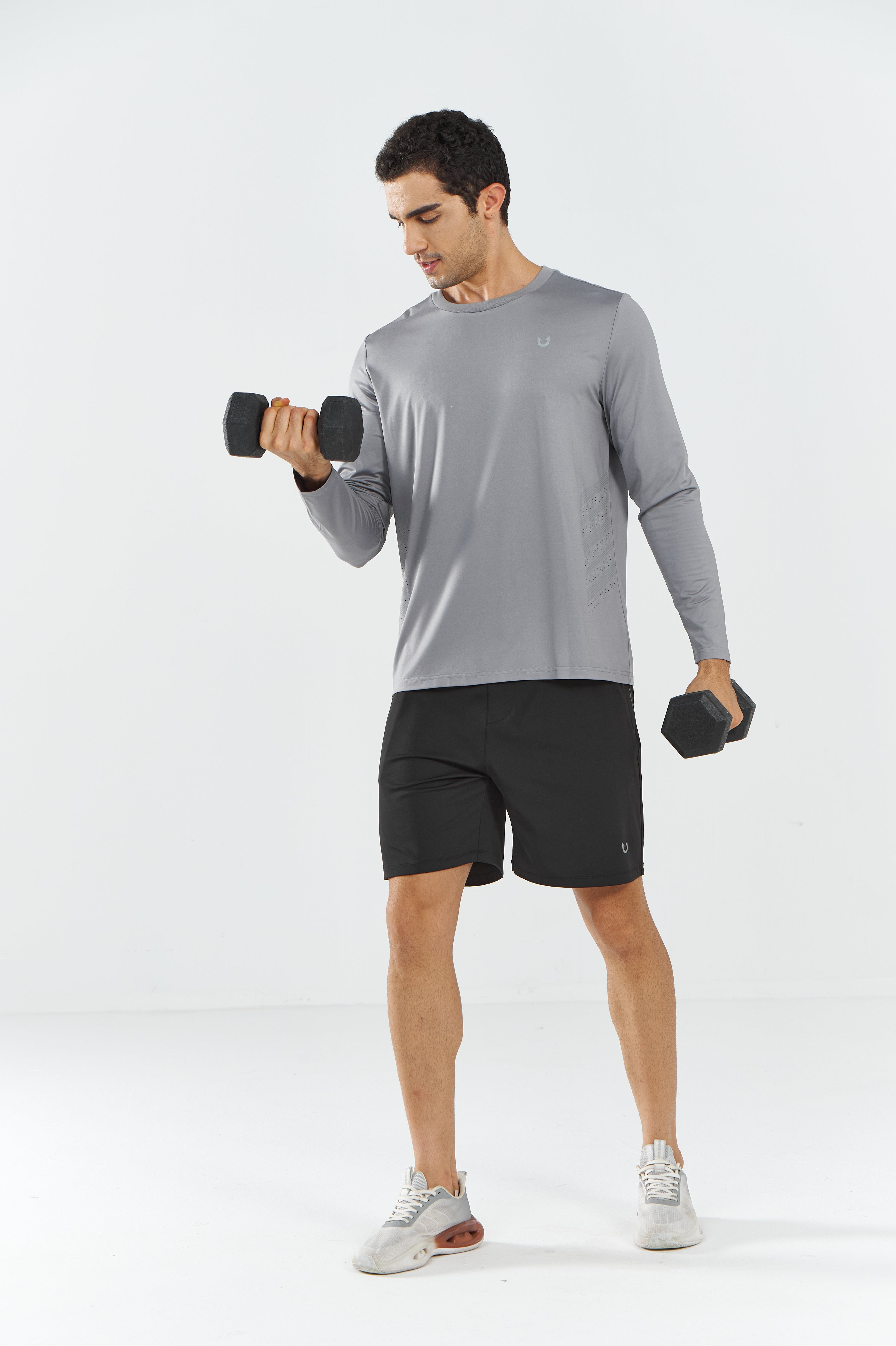 Men's Moisture Wicking Fishing Shirts Long Sleeve Breathable for Gym