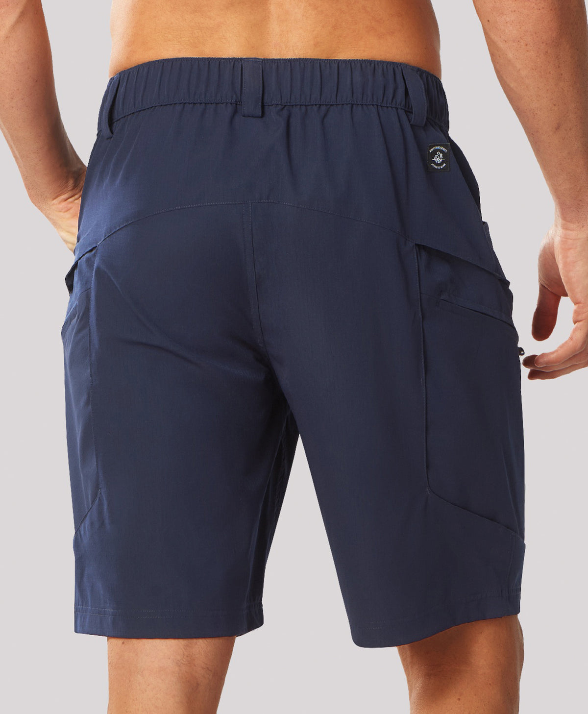 
Men's 9" Water-Resistant 4 Pockets Cargo Hiking Shorts — Navy