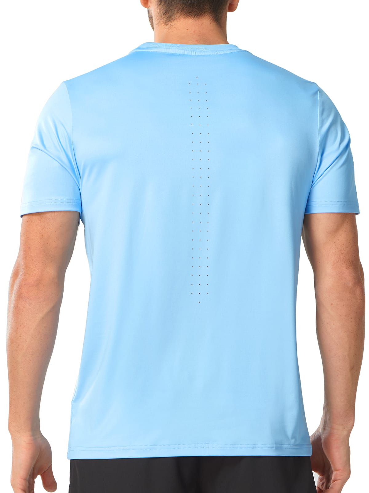 Skyblue Breathable 2.0 Running Top - Full Back View