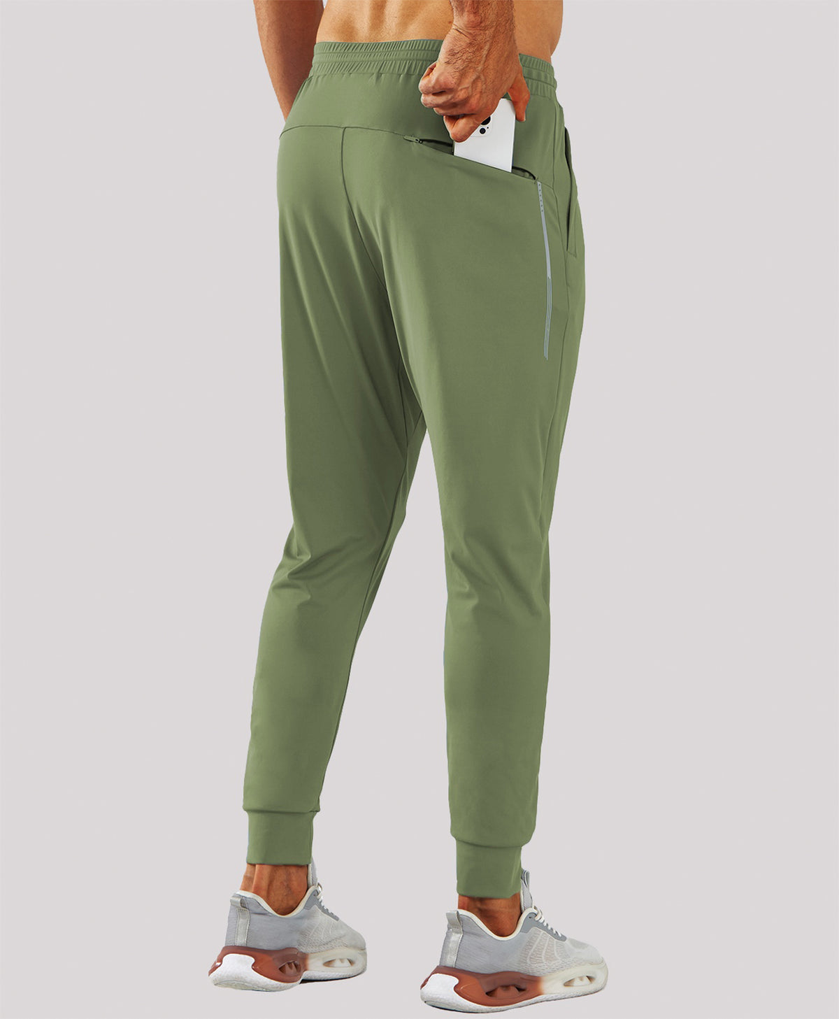 
Men's MotionFlex Tapered Joggers with Zipper Pockets — Lodenfrost