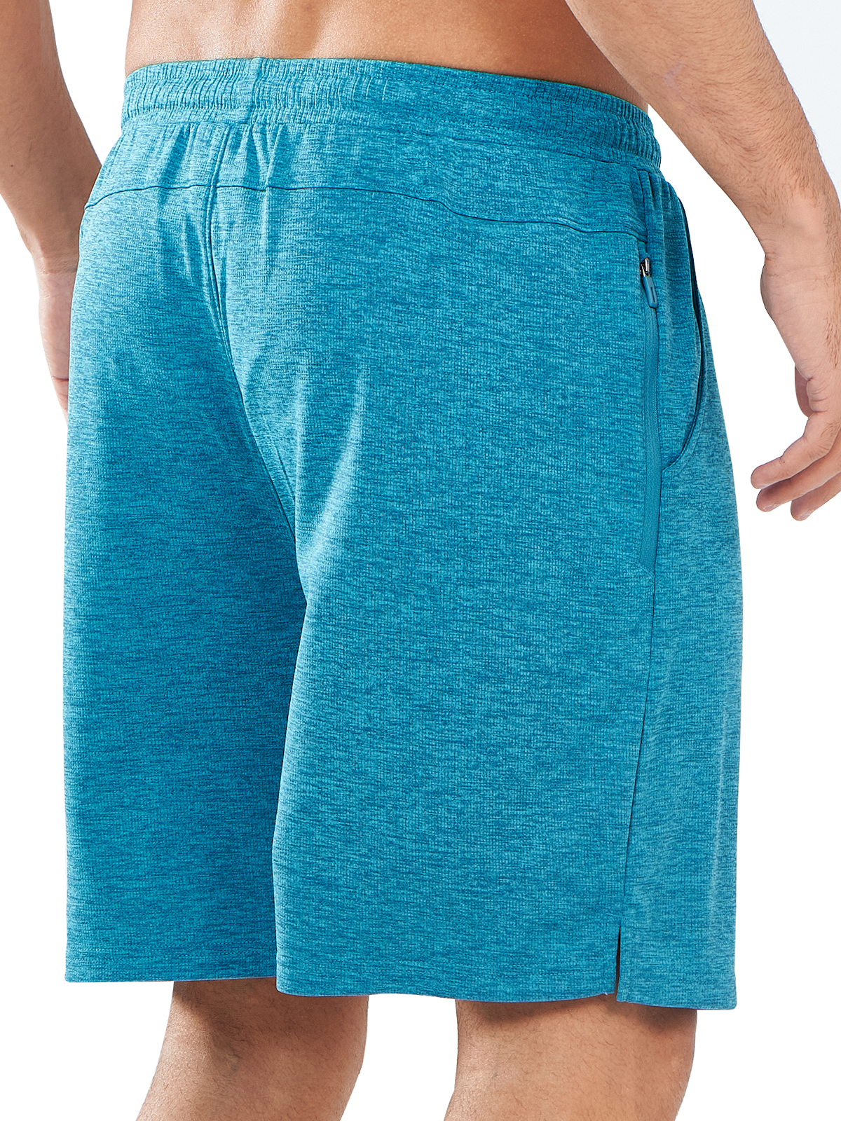 
Northyard Men's Coral Heather Gym Workout 7 inch Mesh Shorts Quick Dry for Tennis Pickball Run Back