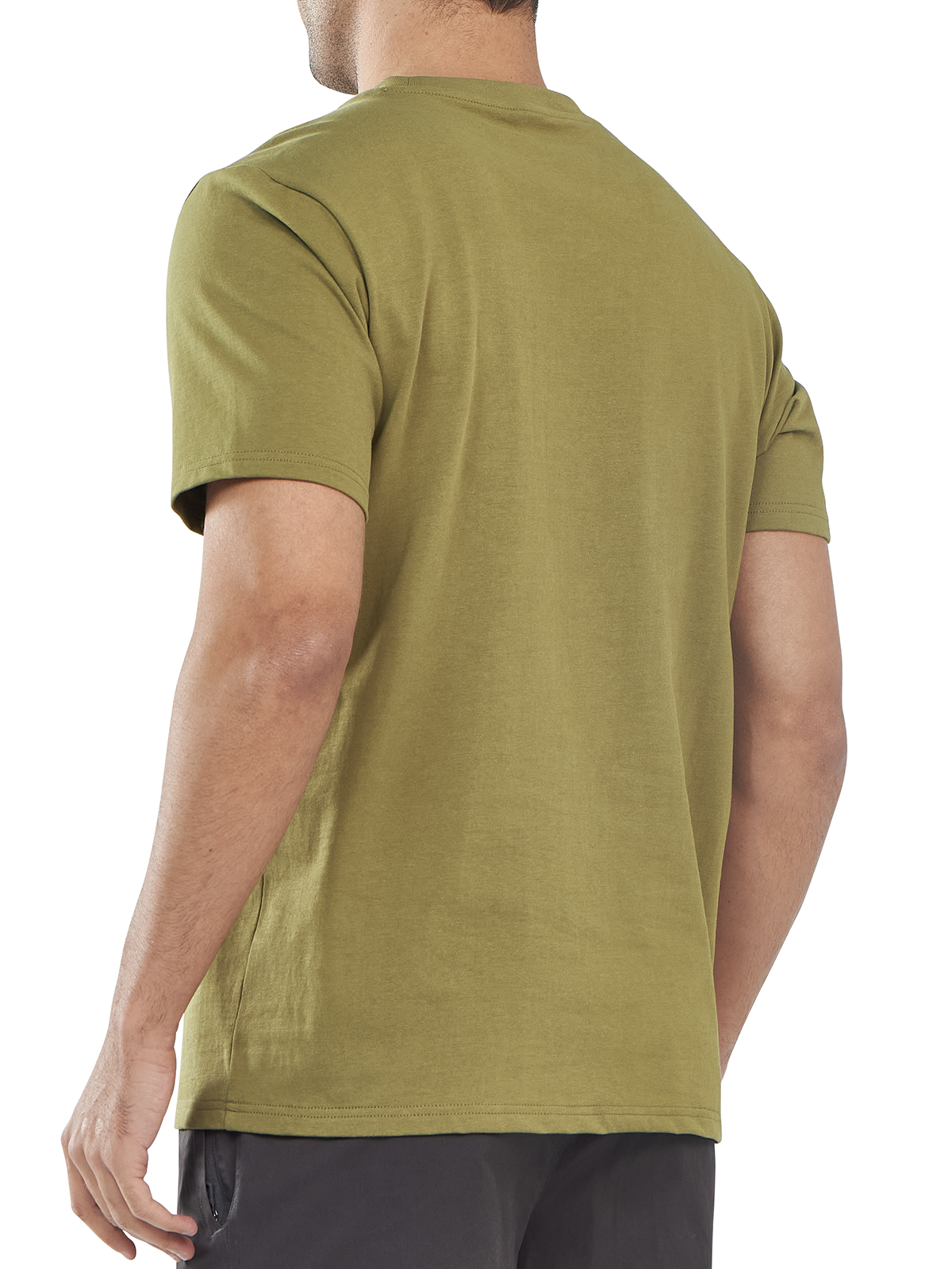 Men's Cotton Crewneck Tee Shirts with Pocket Short Sleeve for Outdoor