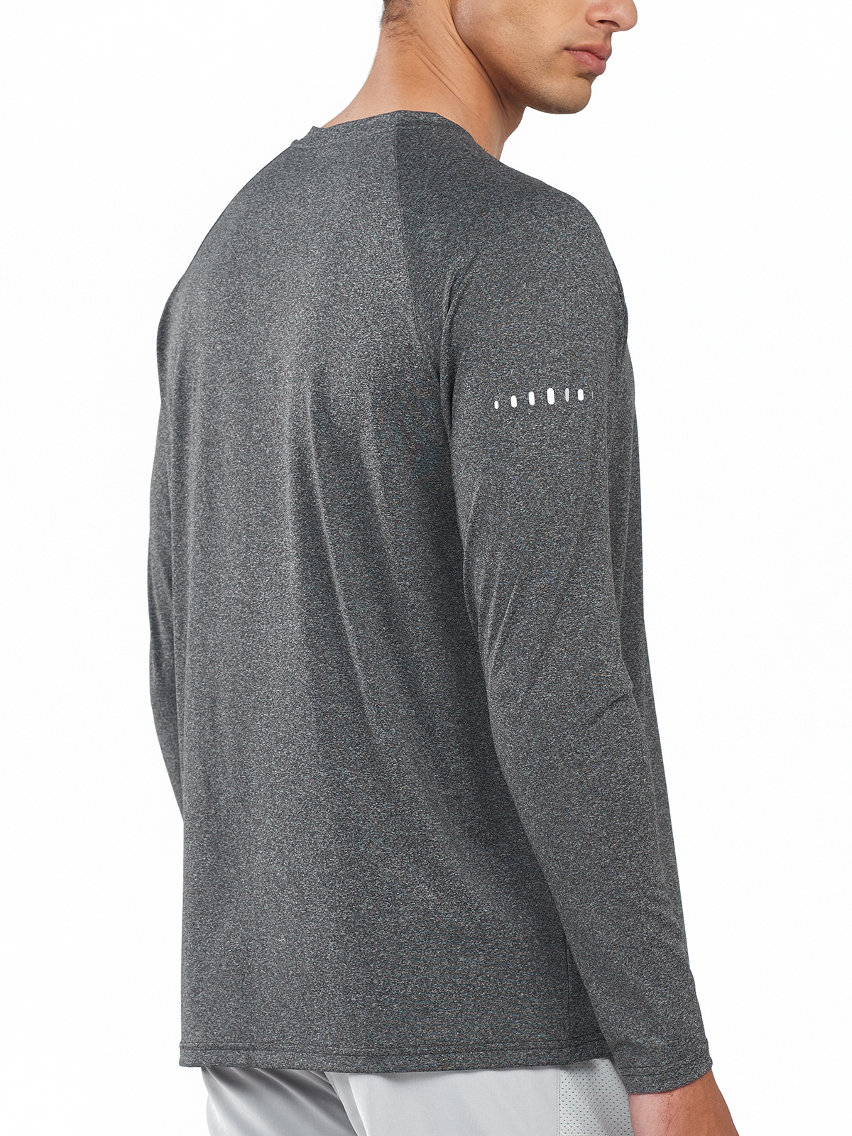 Men's Lightweight Long Sleeve Running Shirts Fishing Sun Undershirts