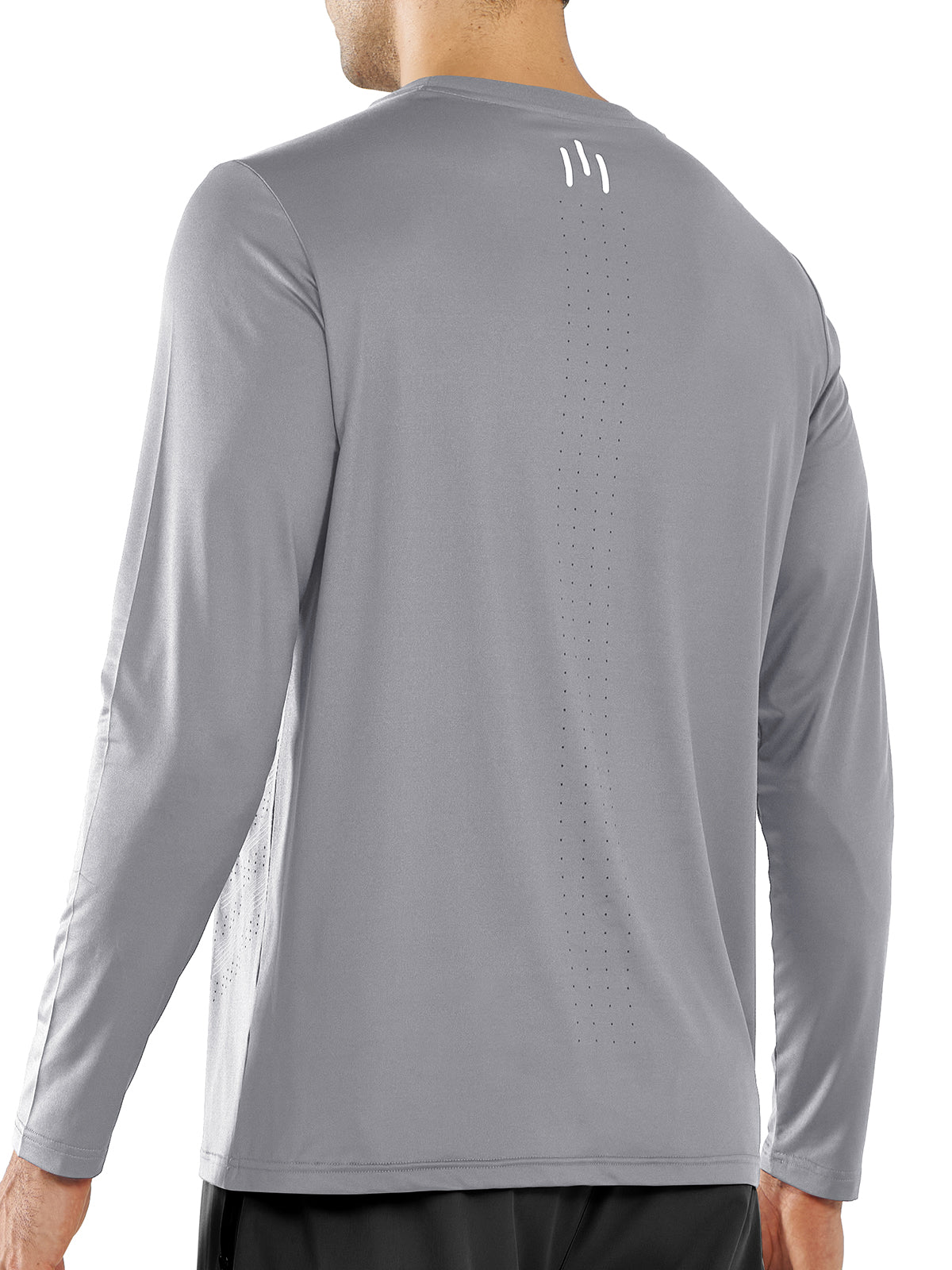 Men's Moisture Wicking Fishing Shirts Long Sleeve Breathable for Gym