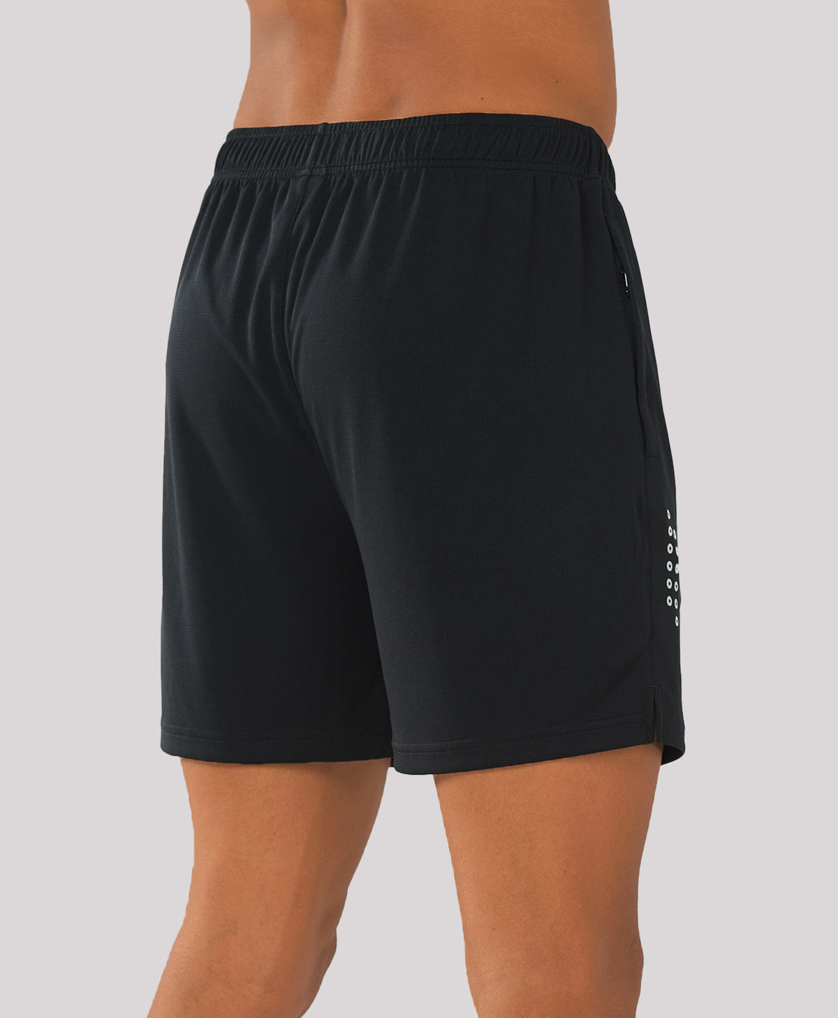 
Men's 5" Breathable Micro-Mesh Athletic Shorts Quick Dry with Pockets — black