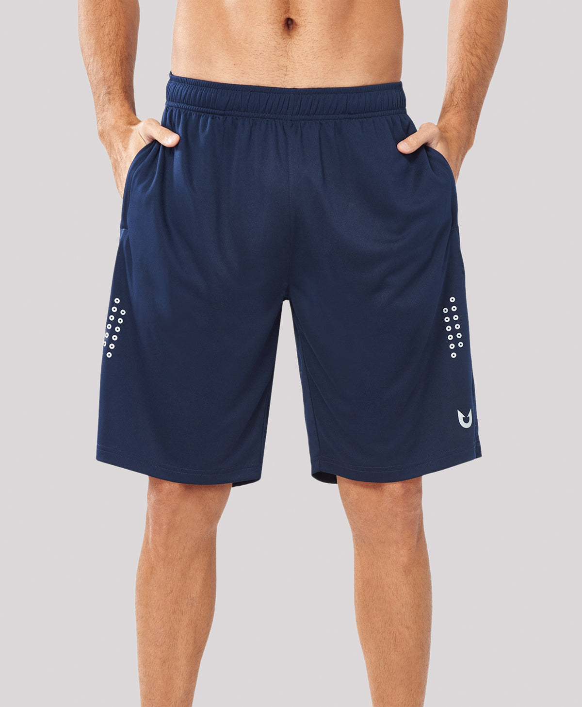 
Men's 10" Breathable Mesh Basketball Athletic Shorts — navy