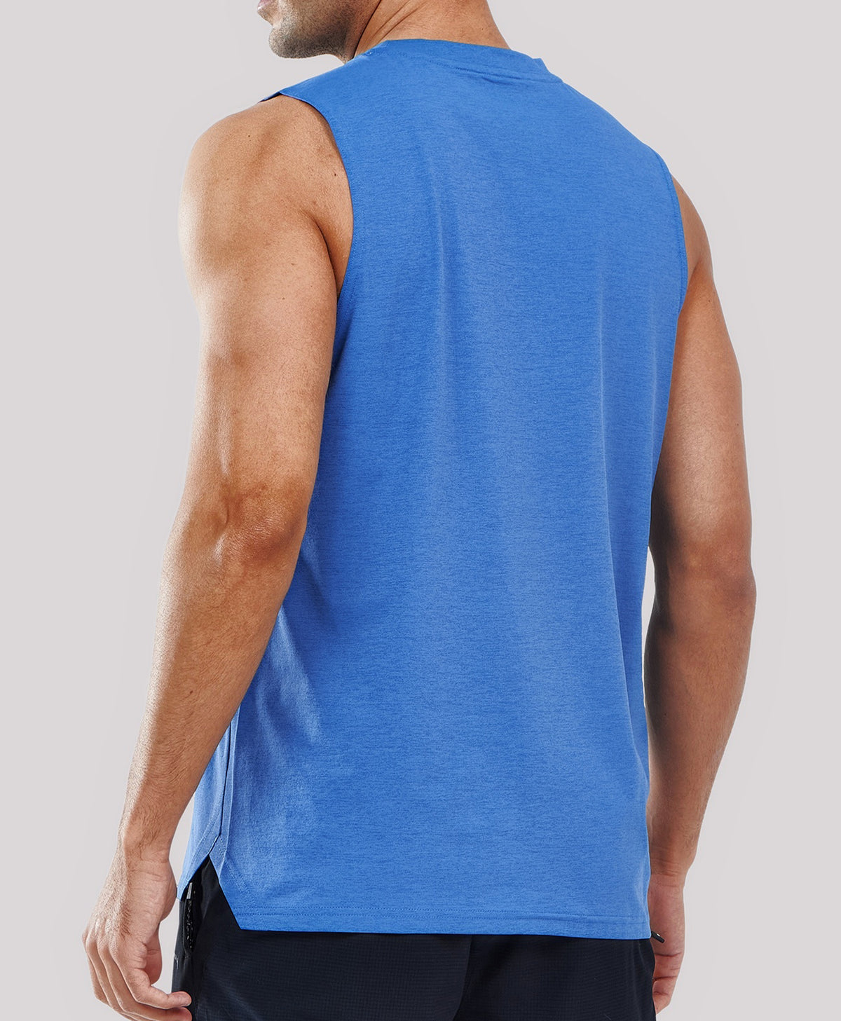 
Men's Muscle Workout Tank Top Performance Quick Dry Sleeveless Shirts — Royal Blue