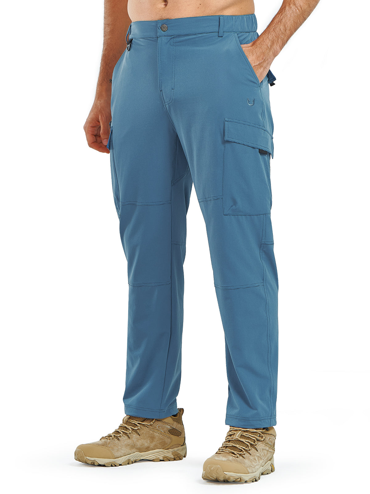 Men's Cargo Hiking Pants Lightweight with Multi Pockets for Outdoor