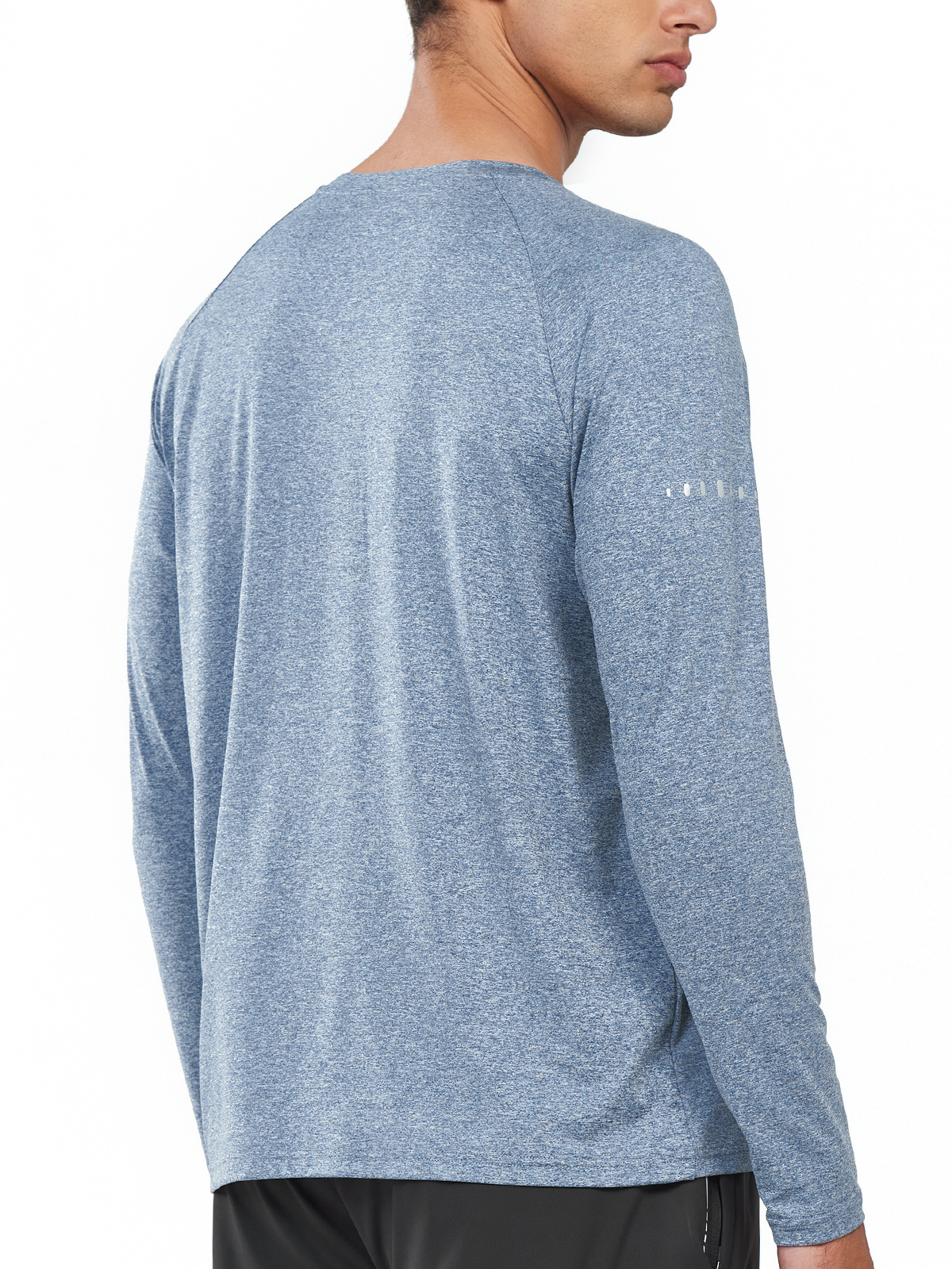 Men's Lightweight Long Sleeve Running Shirts Fishing Sun Undershirts