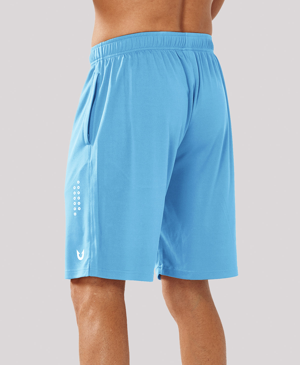 
Men's 10" Breathable Mesh Basketball Athletic Shorts — Sky Blue