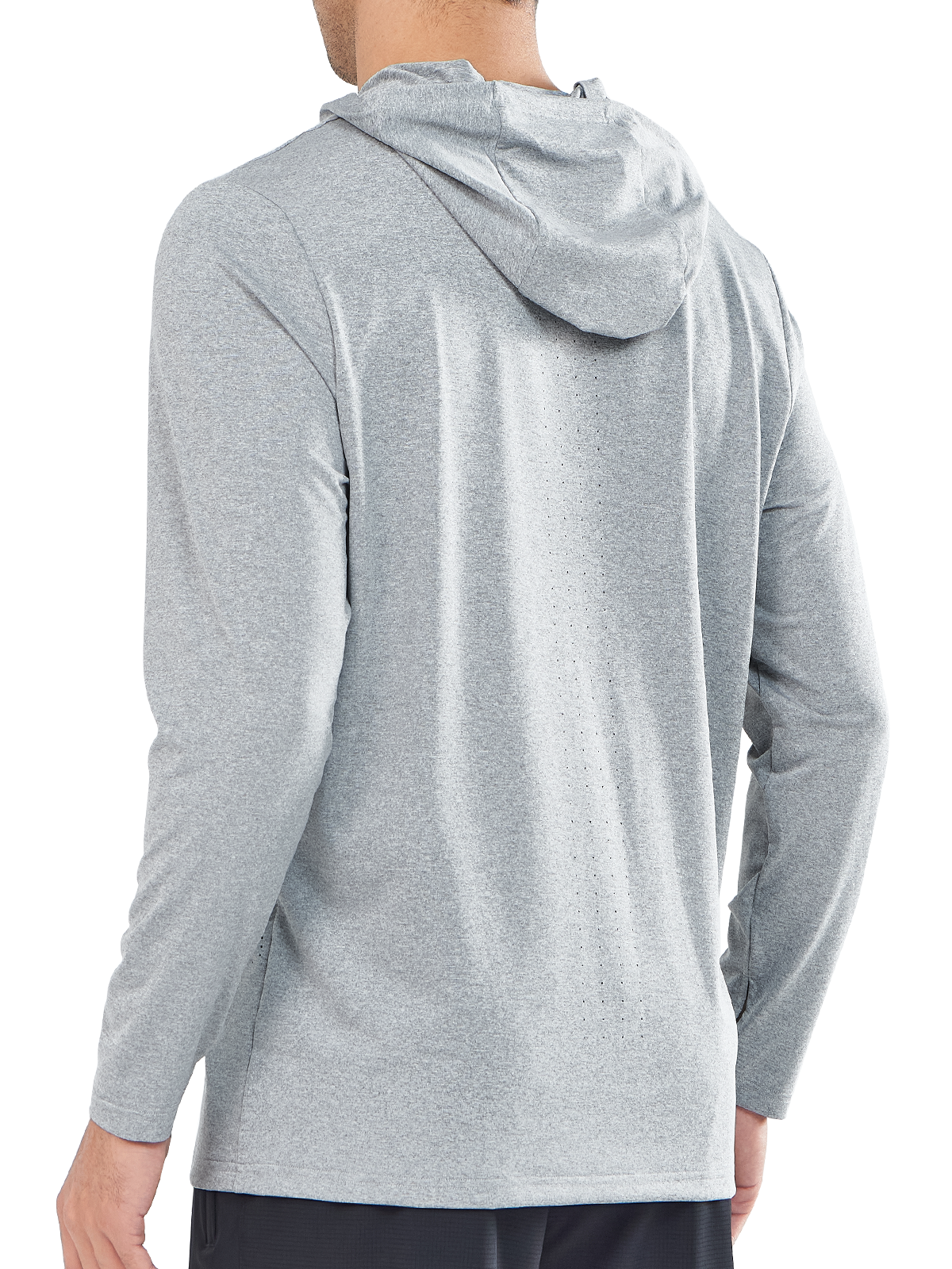 Men's Fishing Hoodie T-Shirt Long Sleeve Sun Protection for Run Hiking