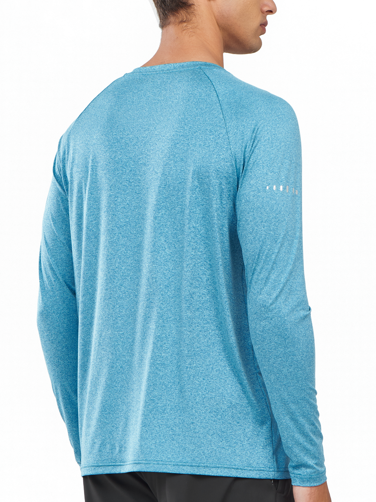 Men's Lightweight Long Sleeve Running Shirts Fishing Sun Undershirts