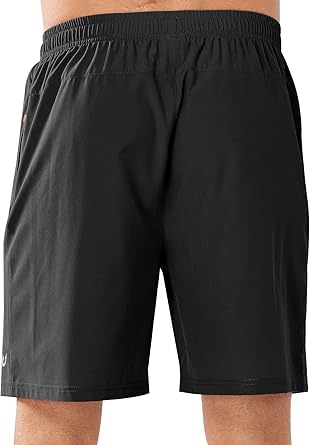 Men's Workout 7 inch Sweat Shorts With Pockets Biker Cycling Shorts