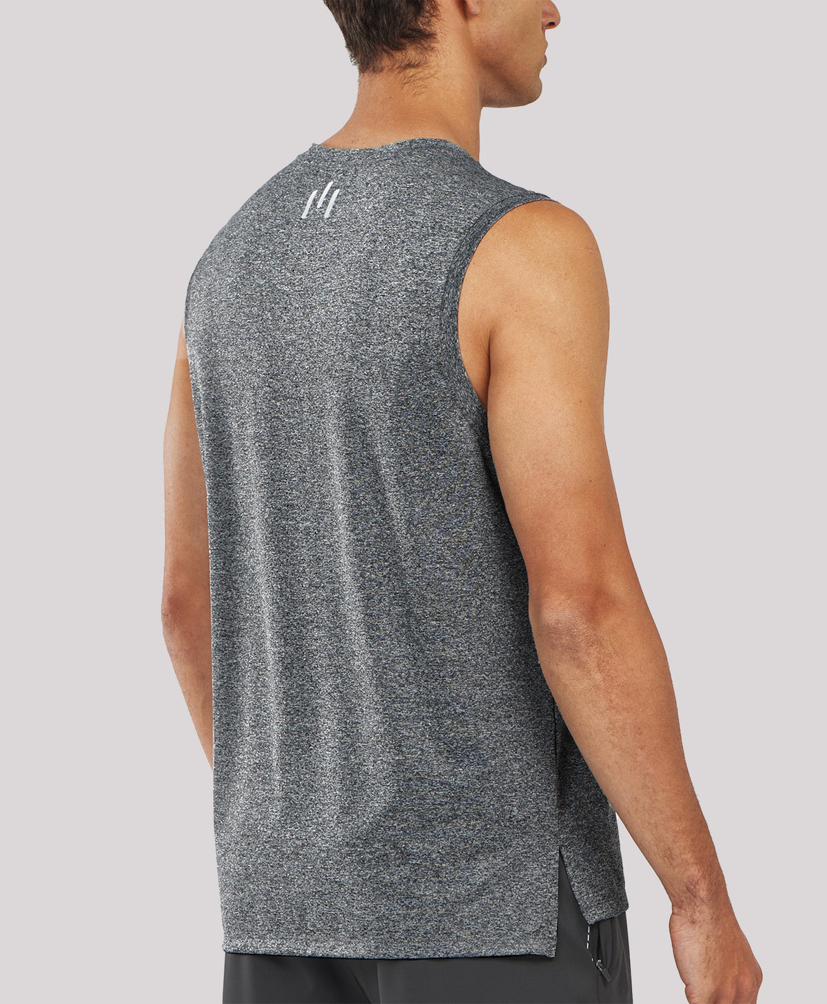 
Men's Lightweight Muscle Workout Tank Tops — Carbon Heather