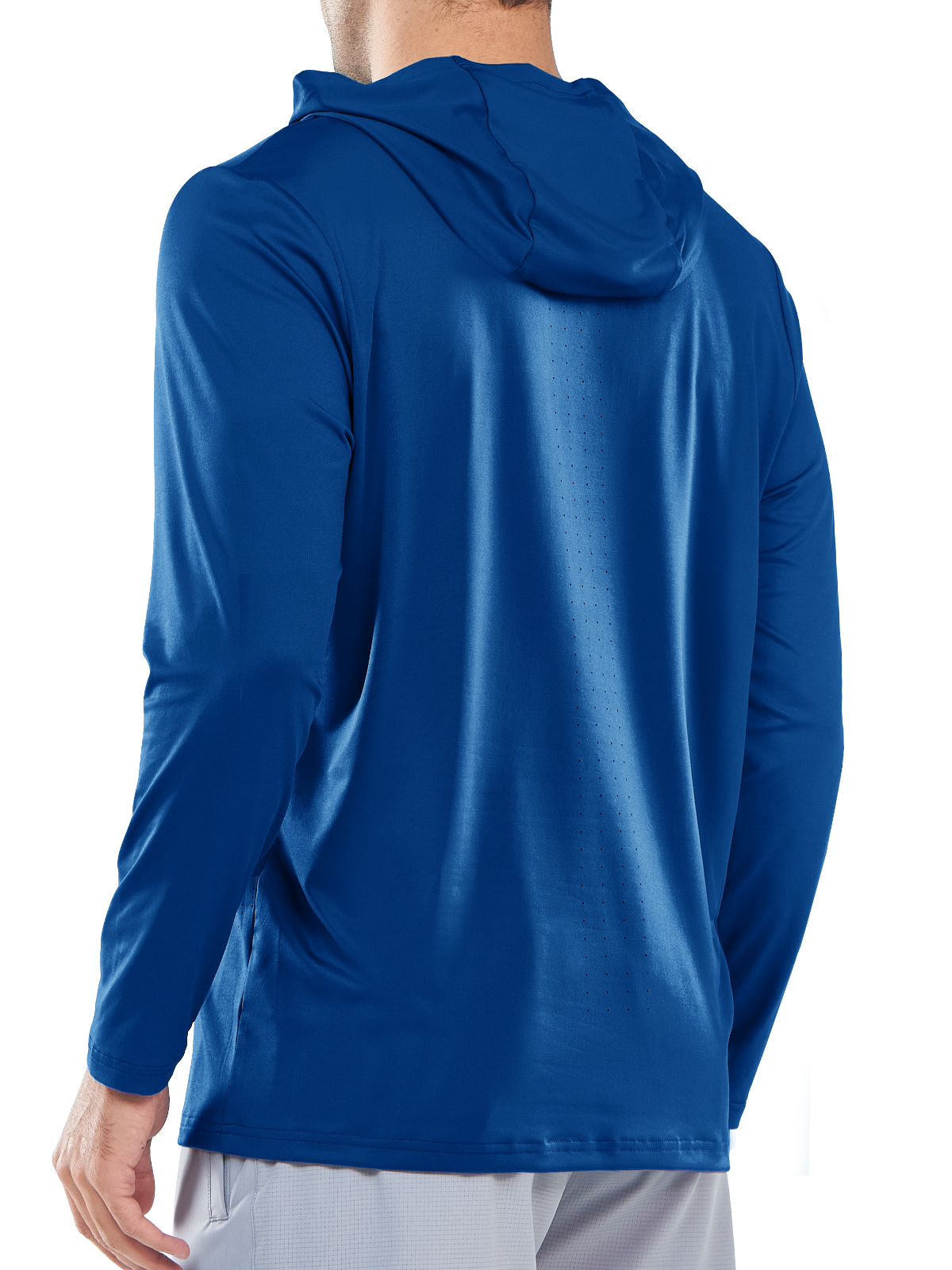 Men's Fishing Hoodie T-Shirt Long Sleeve Sun Protection for Run Hiking