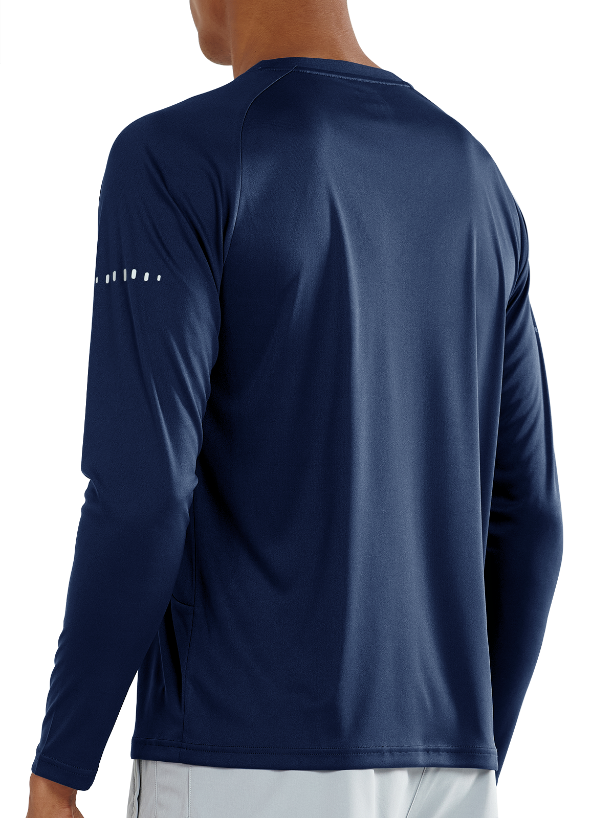 Men's Lightweight Long Sleeve Running Shirts Fishing Sun Undershirts