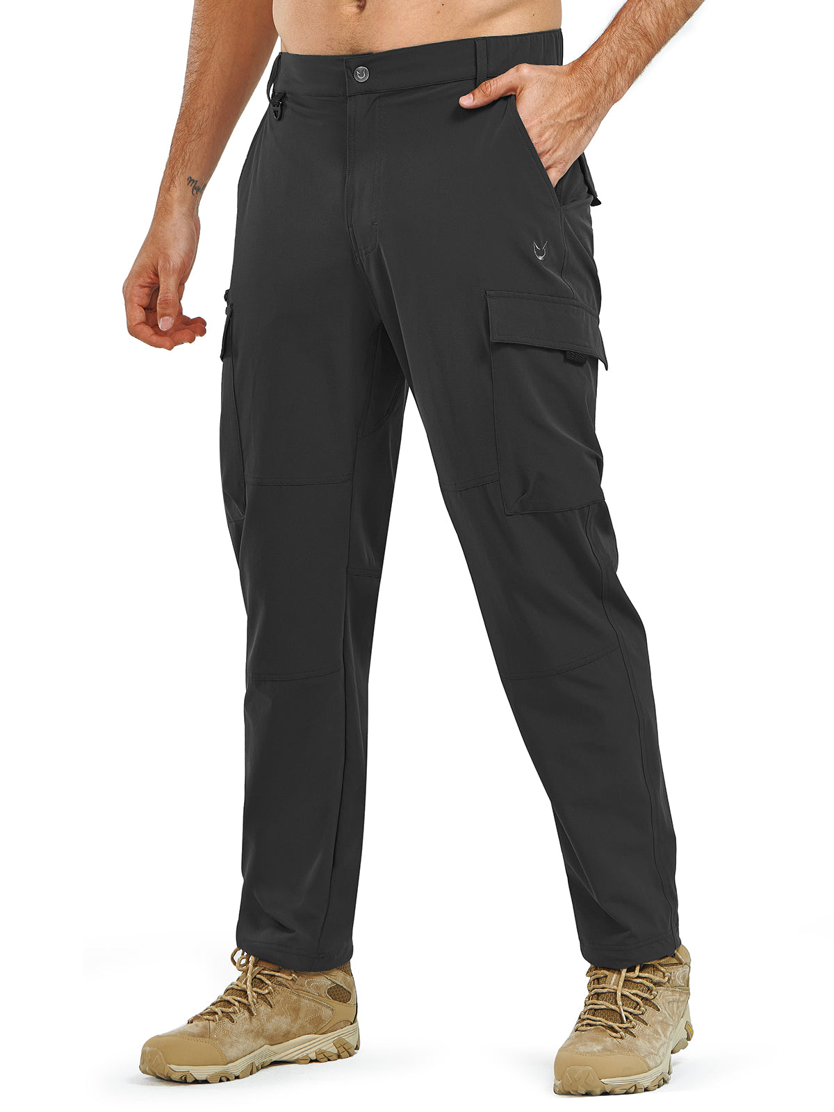 Men's Cargo Hiking Pants Lightweight with Multi Pockets for Outdoor