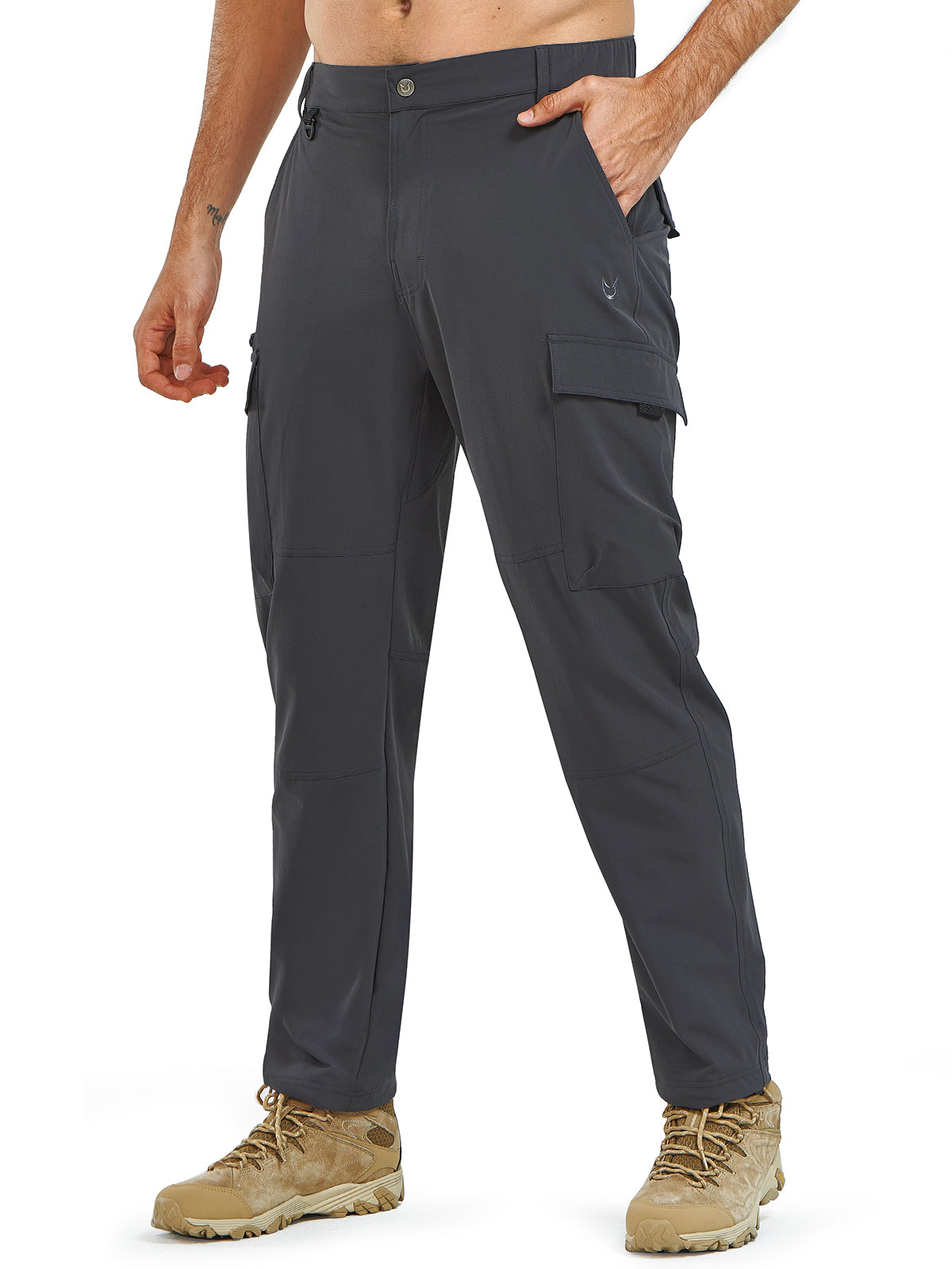 Men's Cargo Hiking Pants Lightweight with Multi Pockets for Outdoor