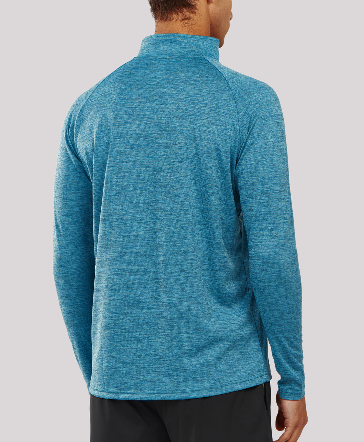 
Men's 1/4 Zip Athletic Pullover Shirts Lightweight — Coral Heather