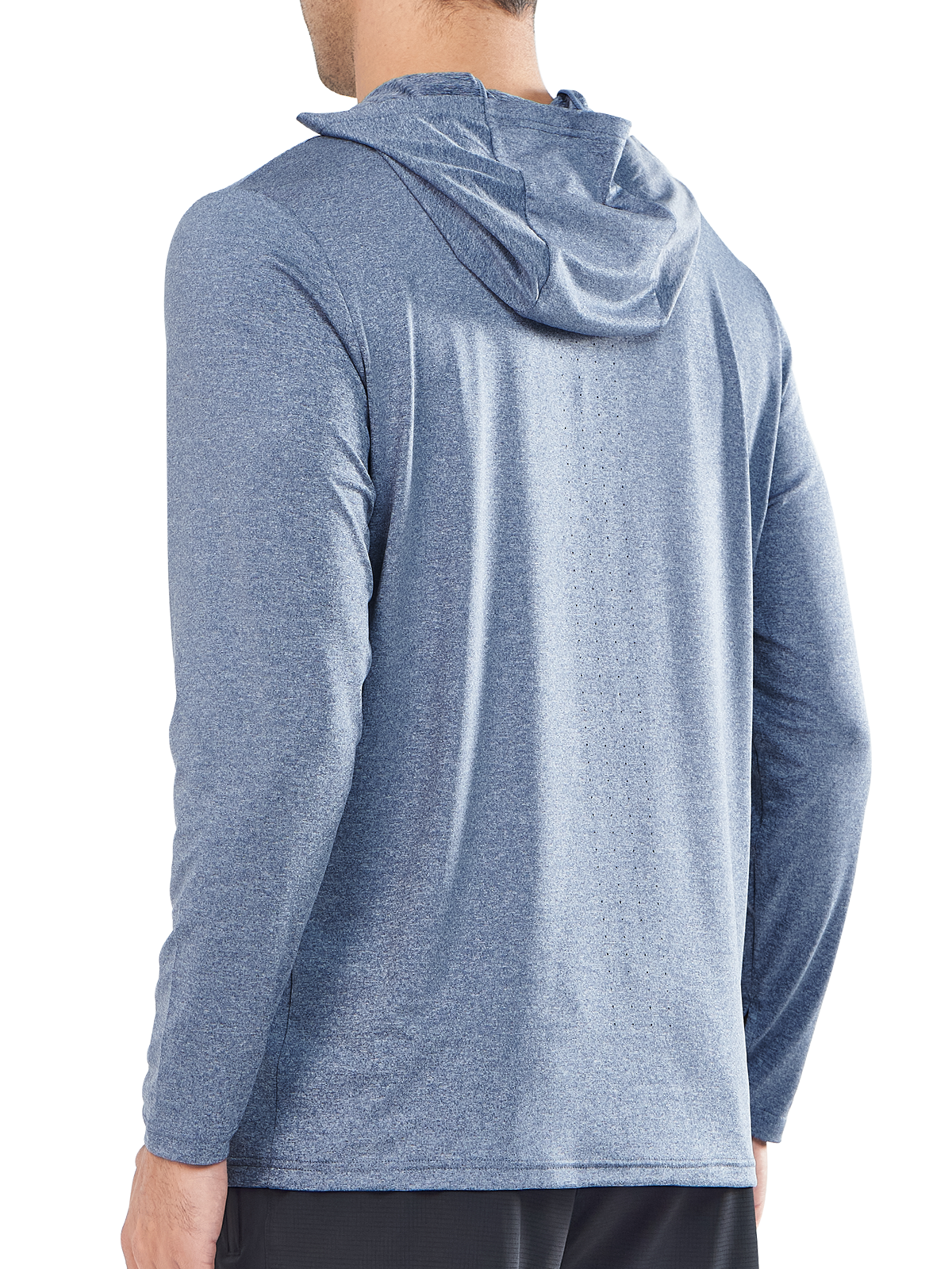 Men's Fishing Hoodie T-Shirt Long Sleeve Sun Protection for Run Hiking