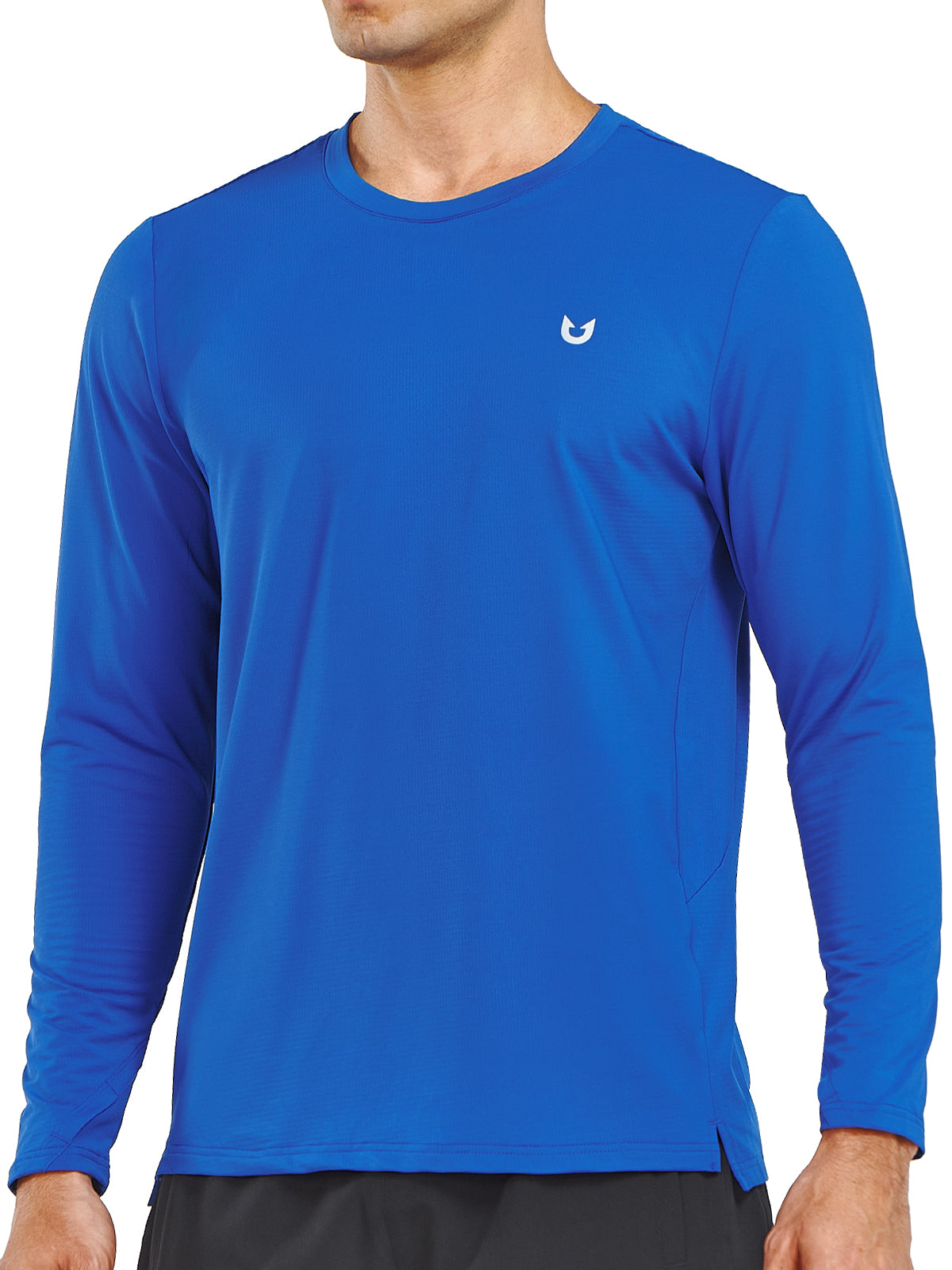 Men's Workout Thermal T-Shirts Fleece Long Sleeve Crewneck for Running