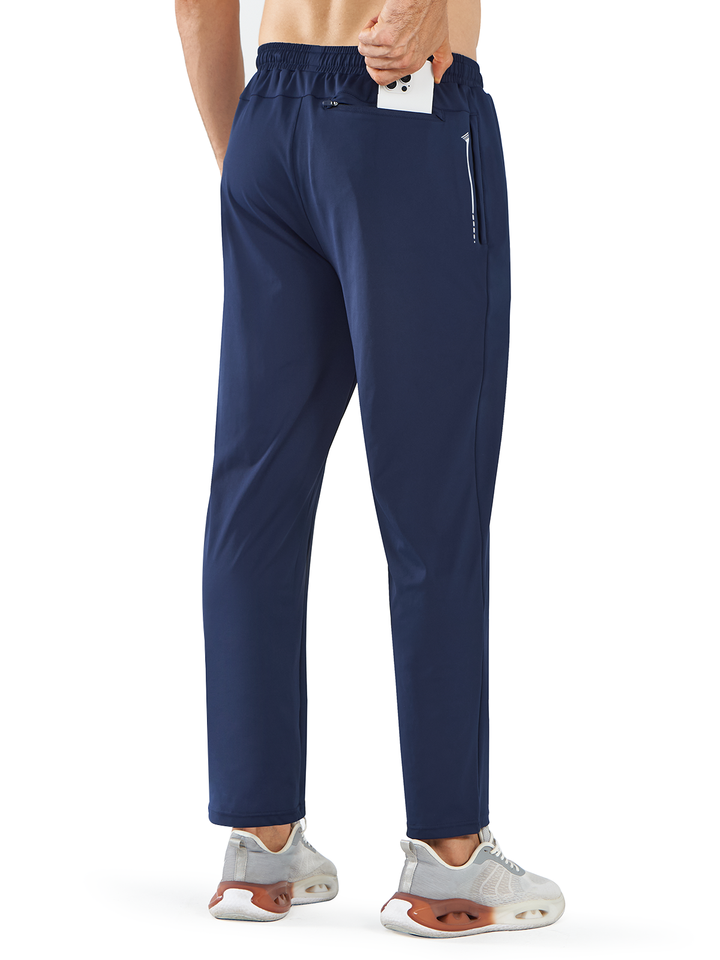 Northyard Men's Navy Athletic Work Pants Lightweight Track Joggers for Gym Running Pocket
