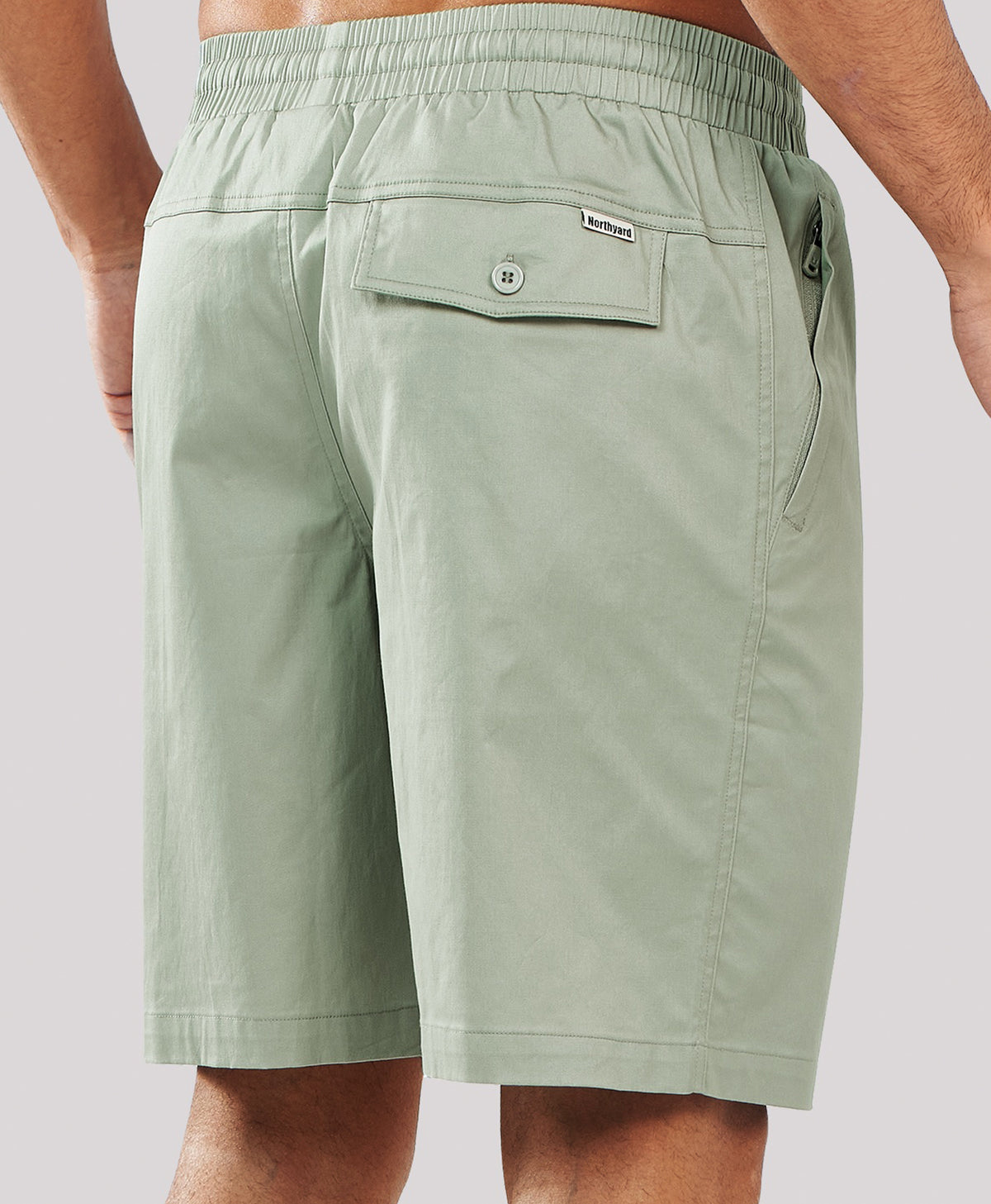 
Men's 9" Cotton Flat Front Hiking Shorts with Zipper Pockets — Lodenfrost