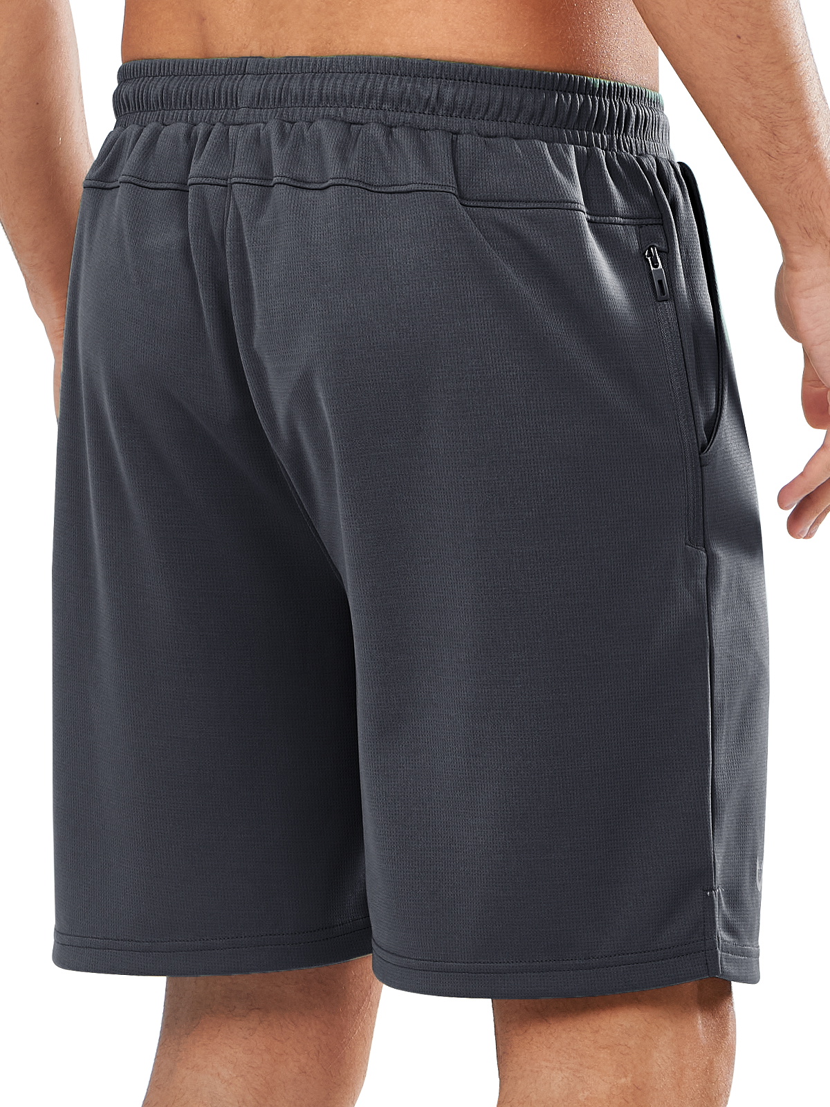 
Northyard Men's Dark grey Gym Workout 7 inch Mesh Shorts Quick Dry for Tennis Pickball Run Back