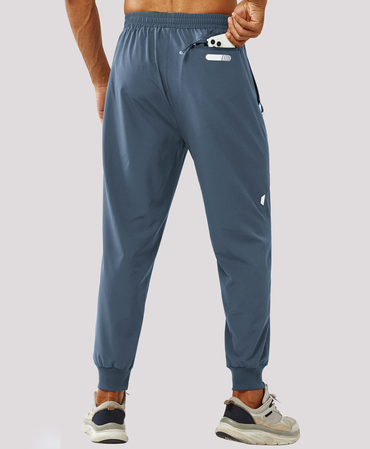 
Men's Lightweight Athletic Joggers Gym Workout Sport Pants for Running — Cool Grey