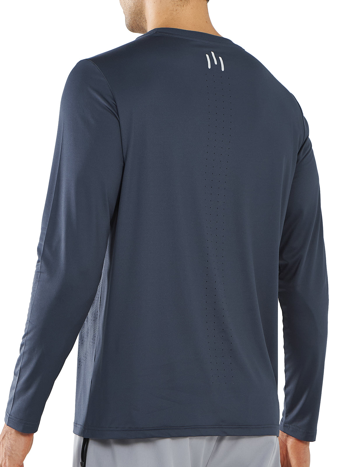 Men's Moisture Wicking Fishing Shirts Long Sleeve Breathable for Gym