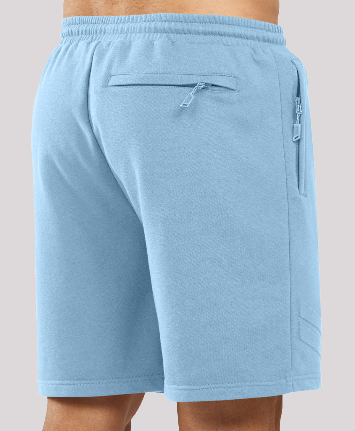 
Men's 7" Soft Cotton Sweat Shorts with Zip Pockets — Blue Bell