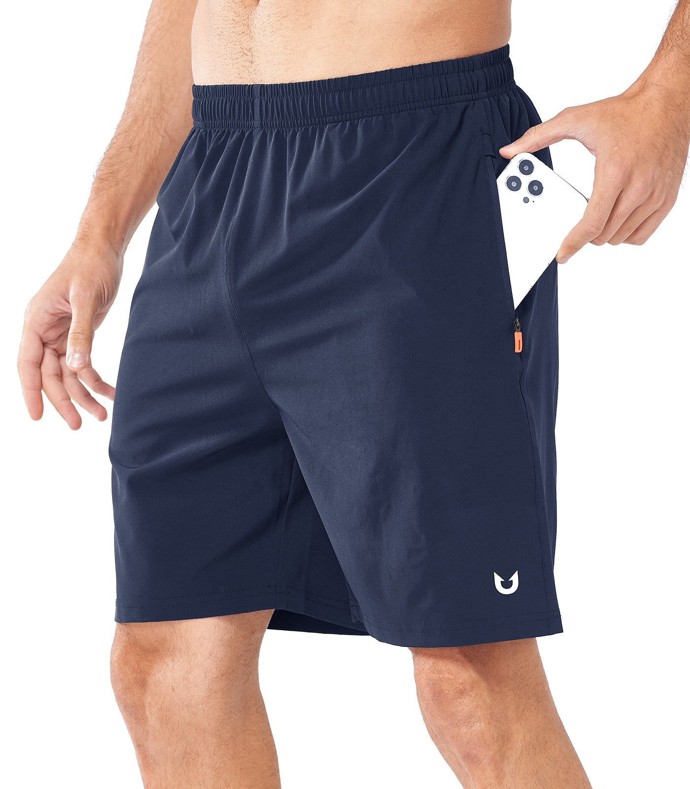 Men's Athletic Sports 9 inch Shorts Quick Dry for Training Gym Outdoor